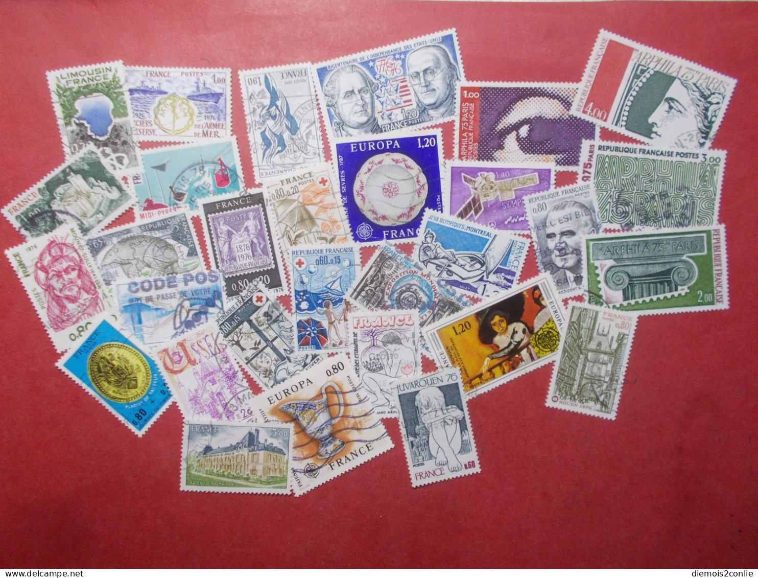 Lot 30 Timbres FRANCE Différents Vrac Divers Avant L'euro (B356) - Collections