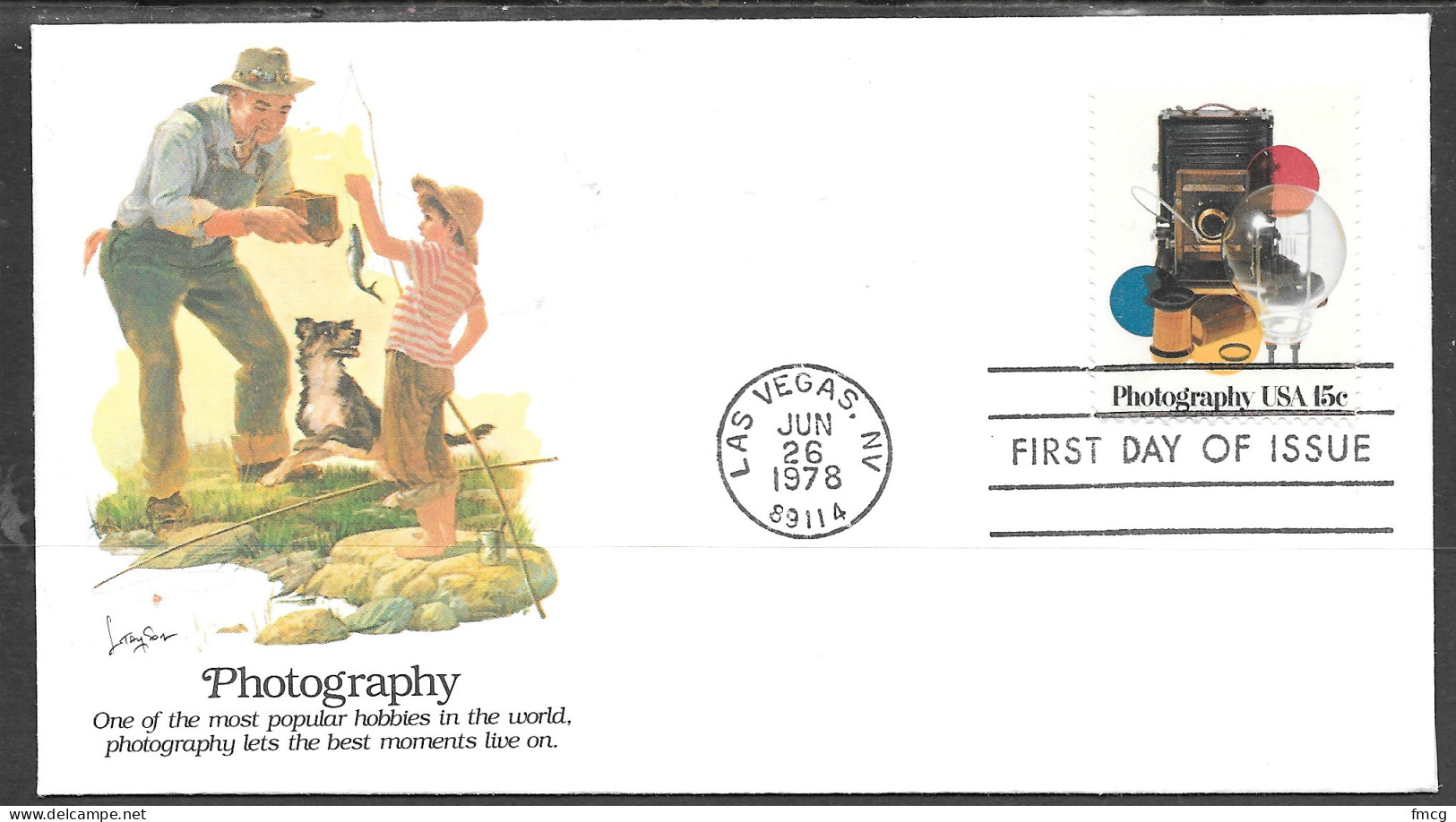 USA FDC Fleetwood Cachet, 1978 15 Cents Photography - 1971-1980