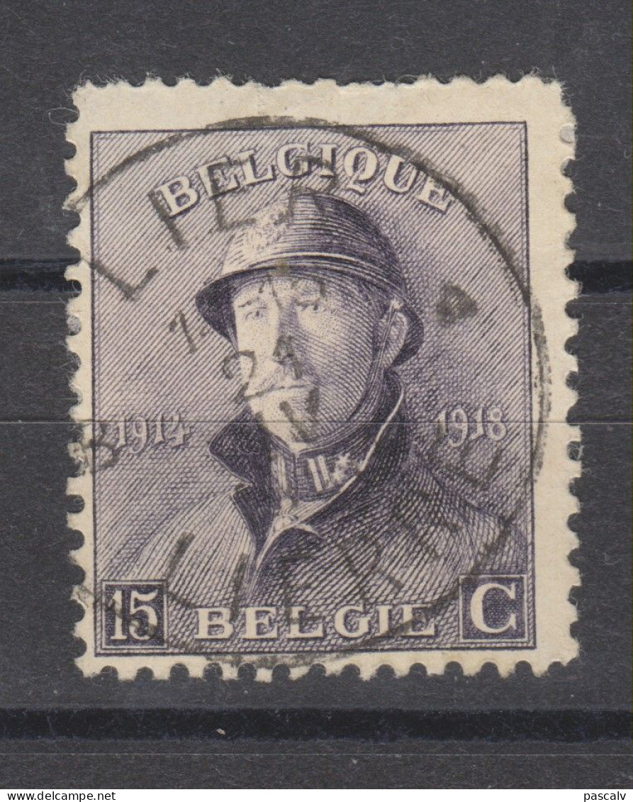 COB 169 Oblitération Centrale LIER - LIERRE - 1919-1920 Behelmter König