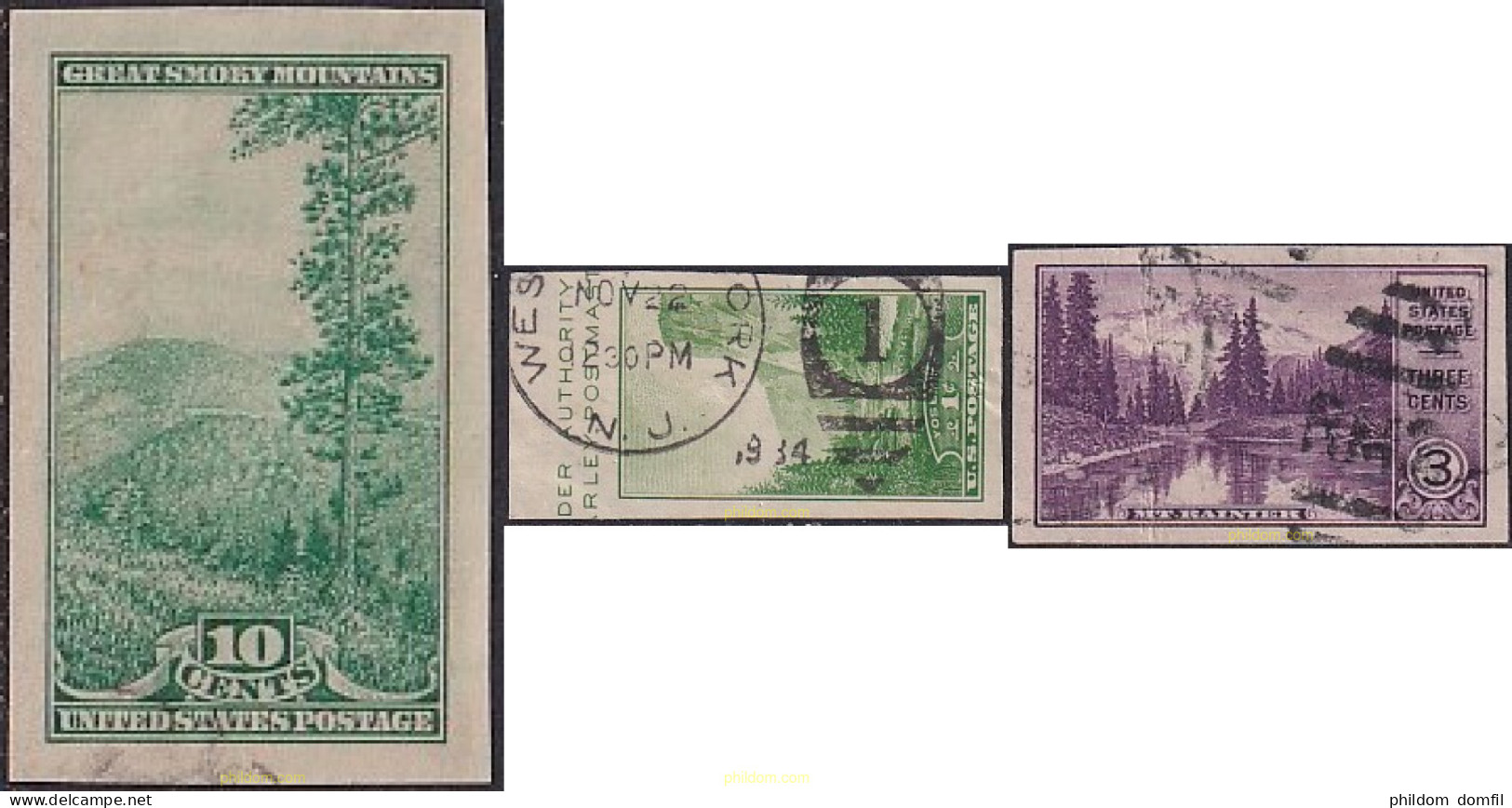 723922 USED ESTADOS UNIDOS 1934 PARQUES NACIONALES - Neufs