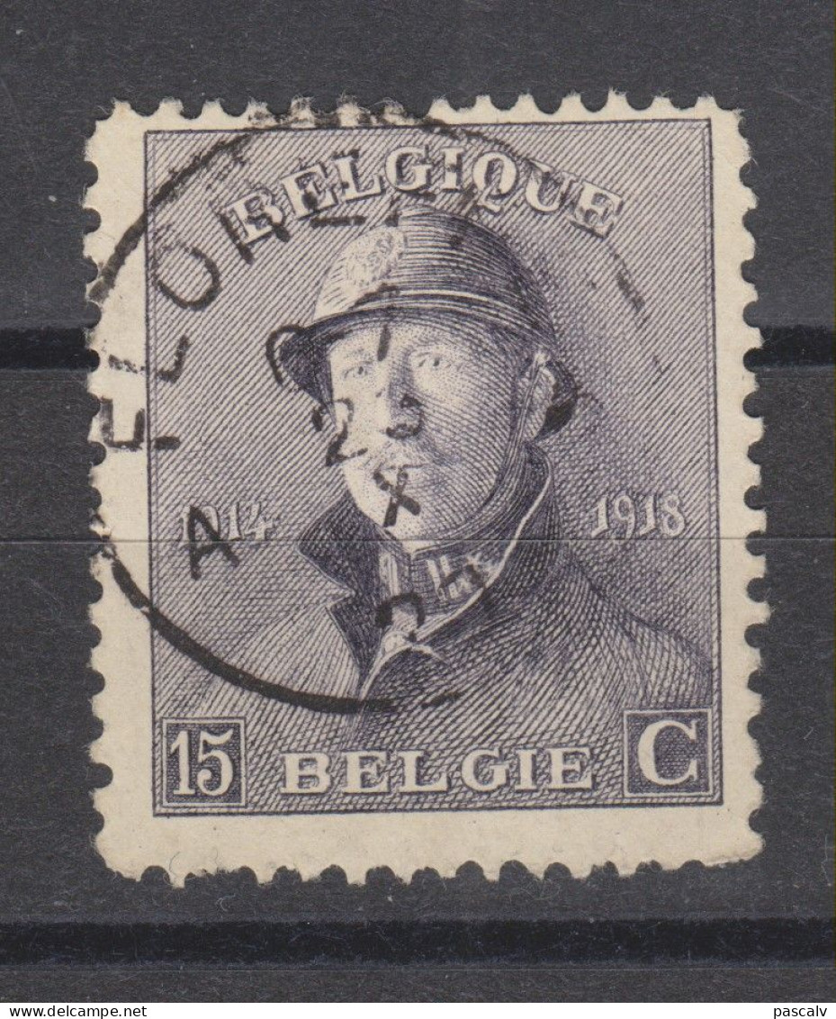 COB 169 Oblitération Centrale FLOREFFE A - 1919-1920 Albert Met Helm