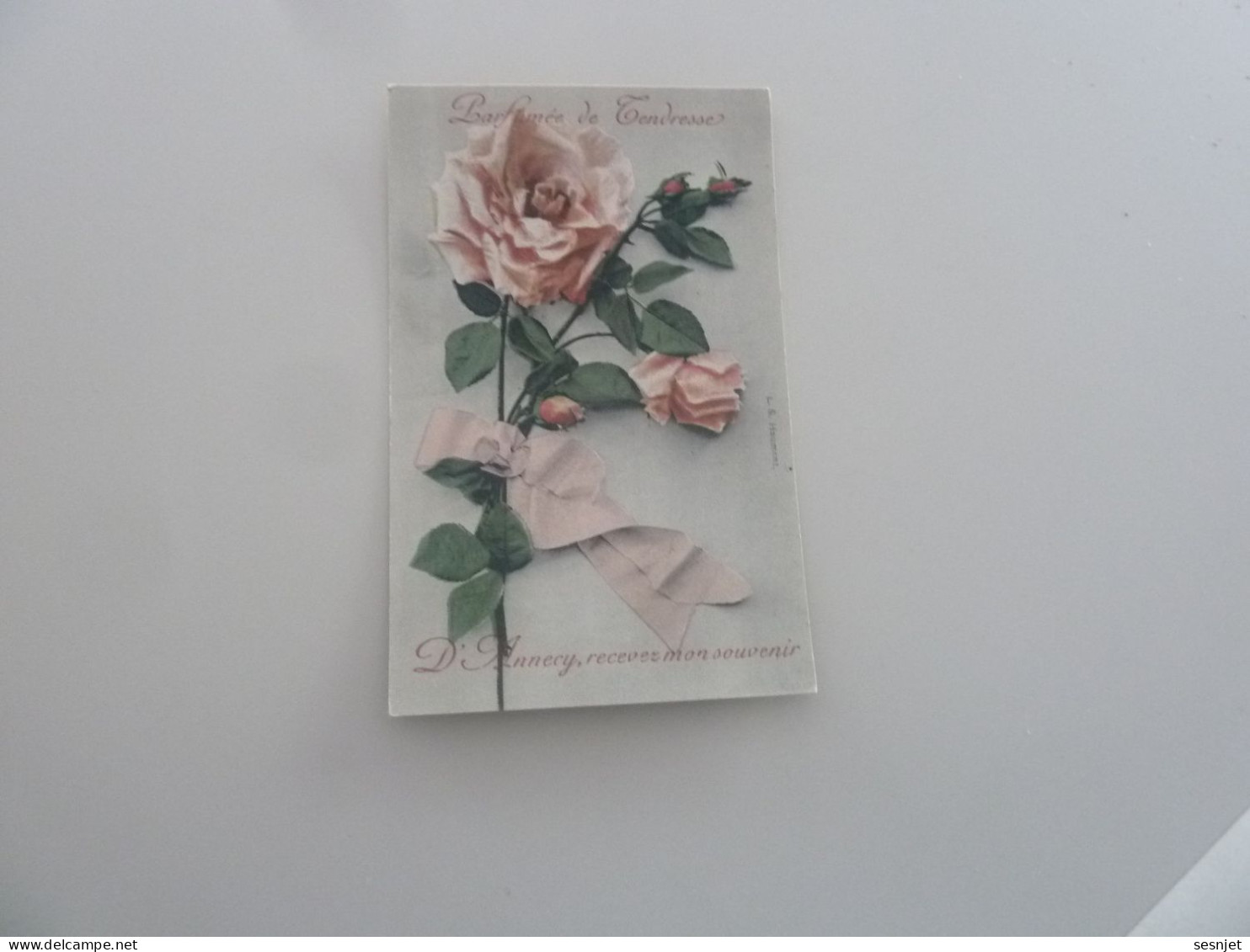 Annecy - Roses - Parfumée De Tendresse - Yt 137 - Editions Haumont - Année 1908 - - Fiori
