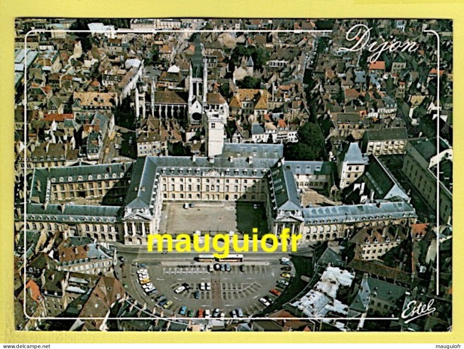 21 CÔTE D' OR / DIJON / VUE AÉRIENNE DE LA PLACE DE LA LIBERATION, PALAIS DES DUCS DE BOURGOGNE ET L'EGLISE NOTRE-DAME - Dijon