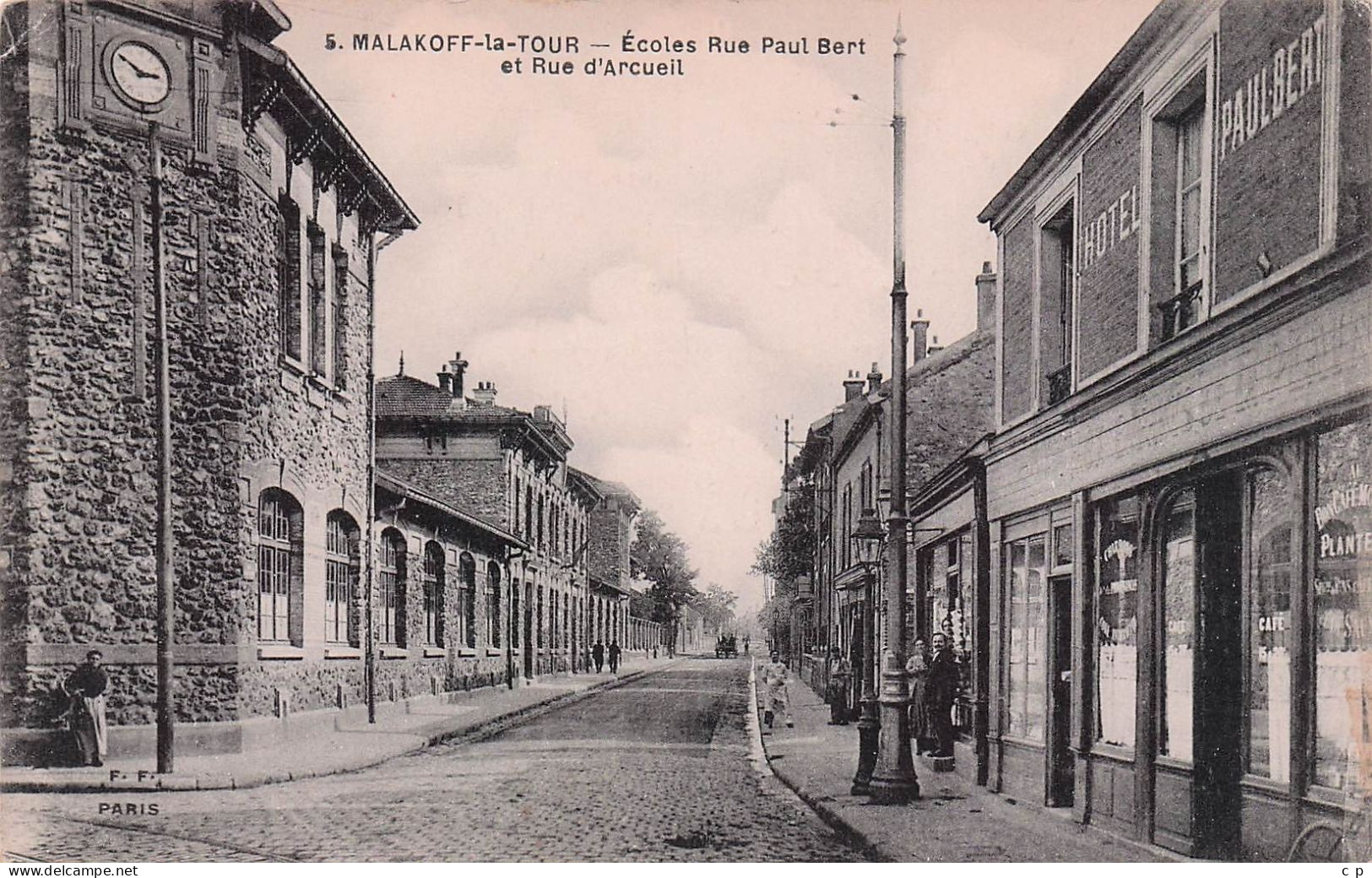 Malakoff - Ecole - Rue Paul Bert   - CPA °J - Malakoff