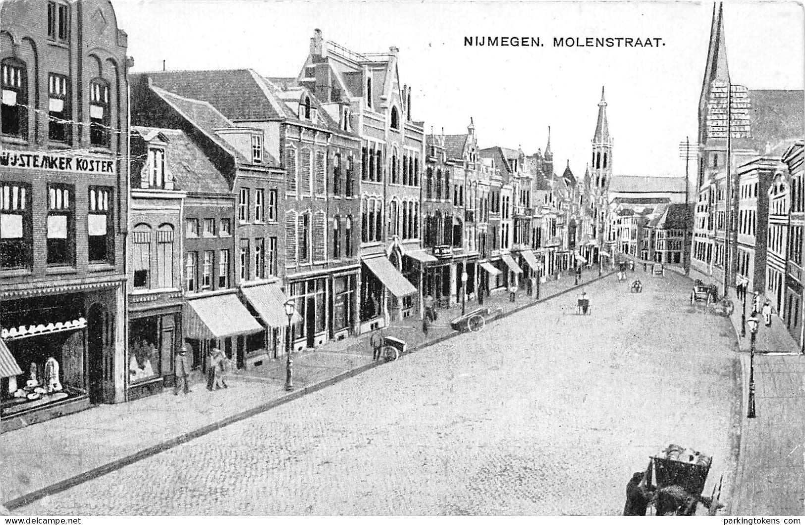 E758 - Nijmegen Molenstraat - Uitgave Schaefer Amsterdam 1933 - - Nijmegen