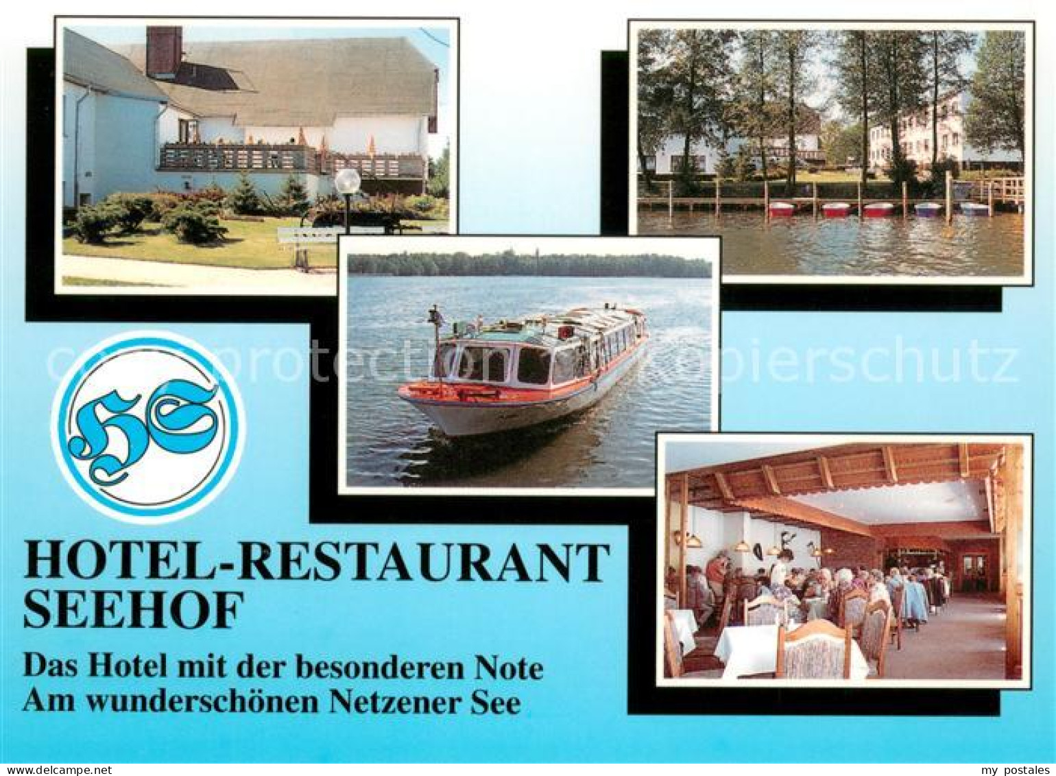 73641235 Netzen Hotel Restaurant Seehof Am Netzener See Fahrgastschiff Emster Ne - Lehnin