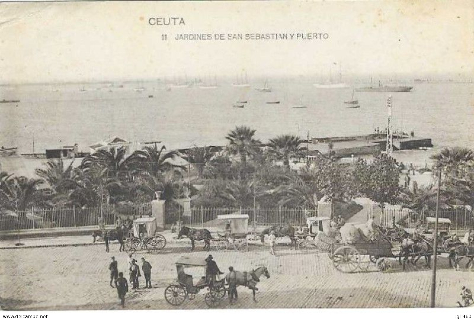CEUTA - Jardines De San Sebastian Y Puerto - Ceuta
