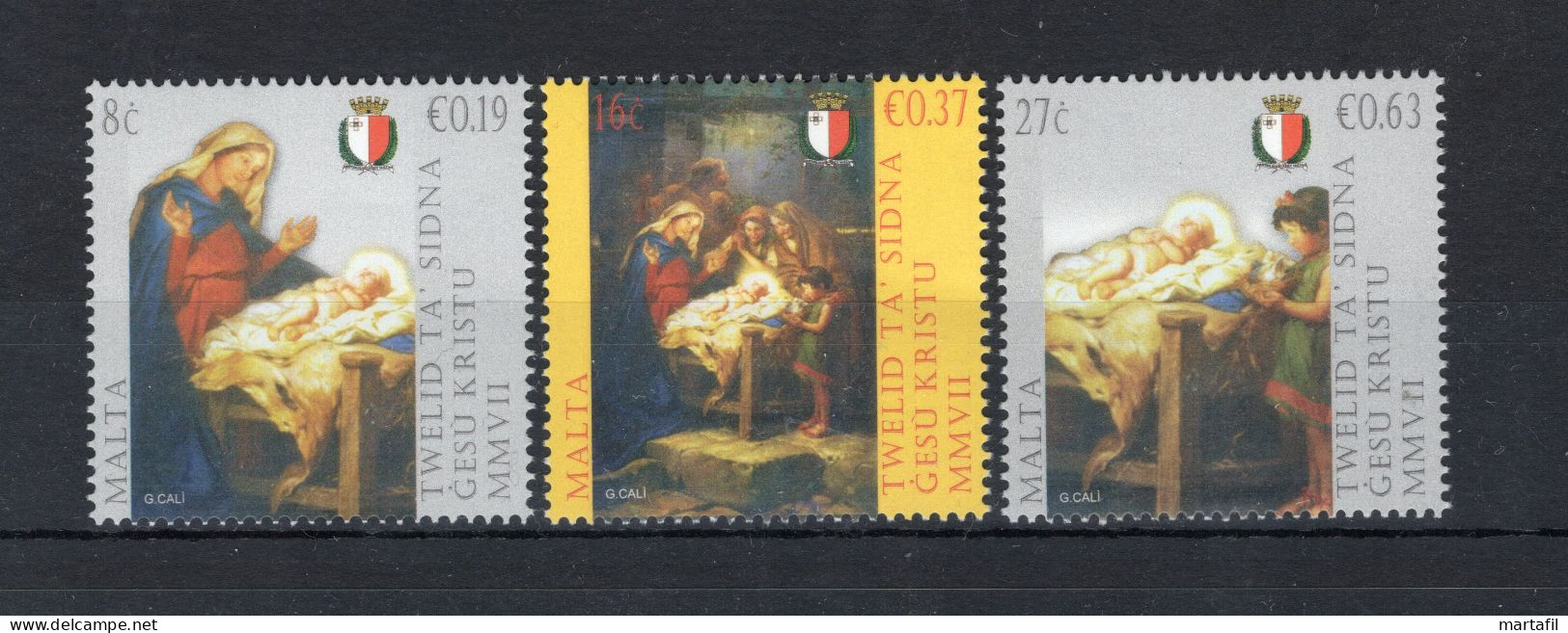 2007 VATICANO SET MNH ** 1451/1453 Natale, Christmas - Nuovi