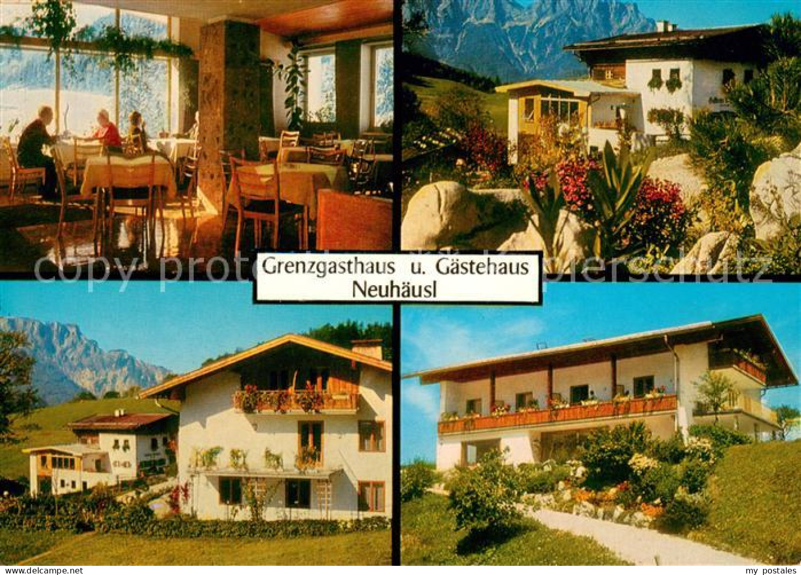 73641214 Oberau Berchtesgaden Grenzgasthaus Und Gaestehaus Neuhaeusl Gaststube O - Berchtesgaden