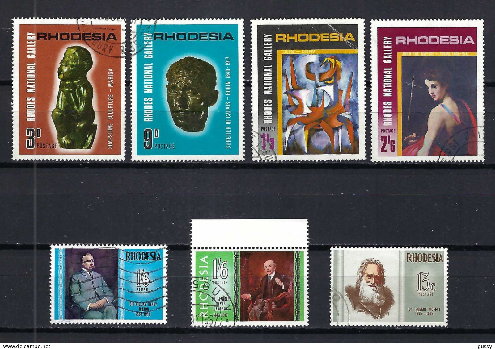 RHODESIE Ca.1970: Lot D' Obl. - Rhodesia (1964-1980)