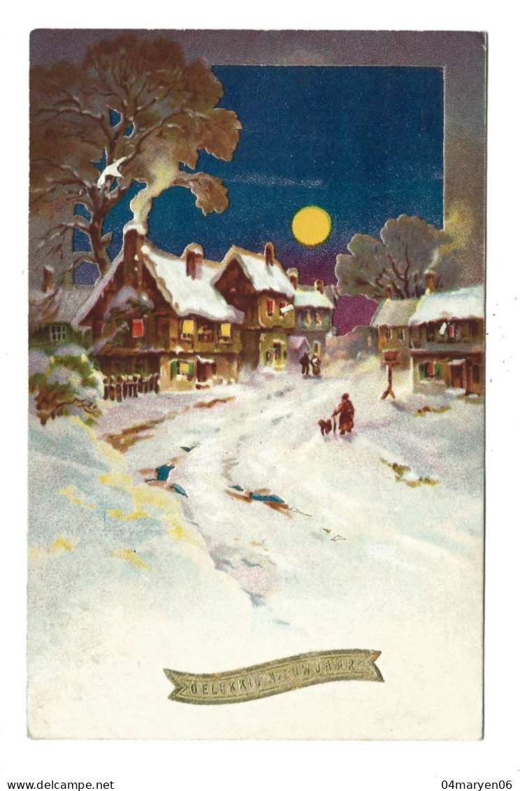 ***   HOLD  TO  LIGHT  CARD   ***  -  Gelukkig Nieuwjaar  -    Zie / Voir / See Scan's - Tegenlichtkaarten, Hold To Light