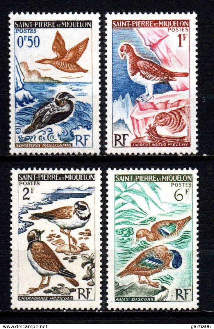 St Pierre Et Miquelon  - 1963  - Oiseaux  - N° 364 à 367   - Neufs ** - MNH - Ungebraucht