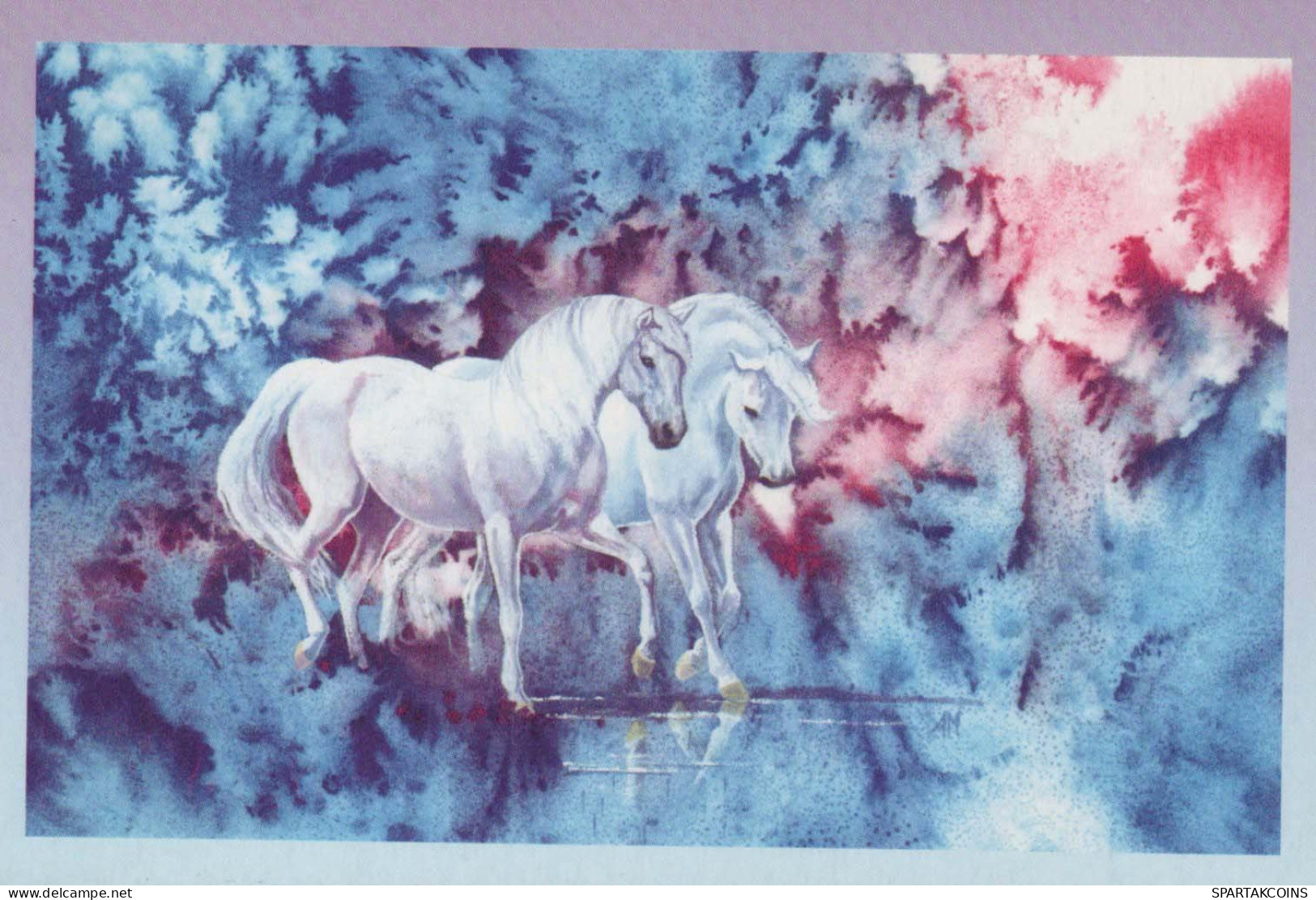 PFERD Tier Vintage Ansichtskarte Postkarte CPA #PKE876.DE - Horses
