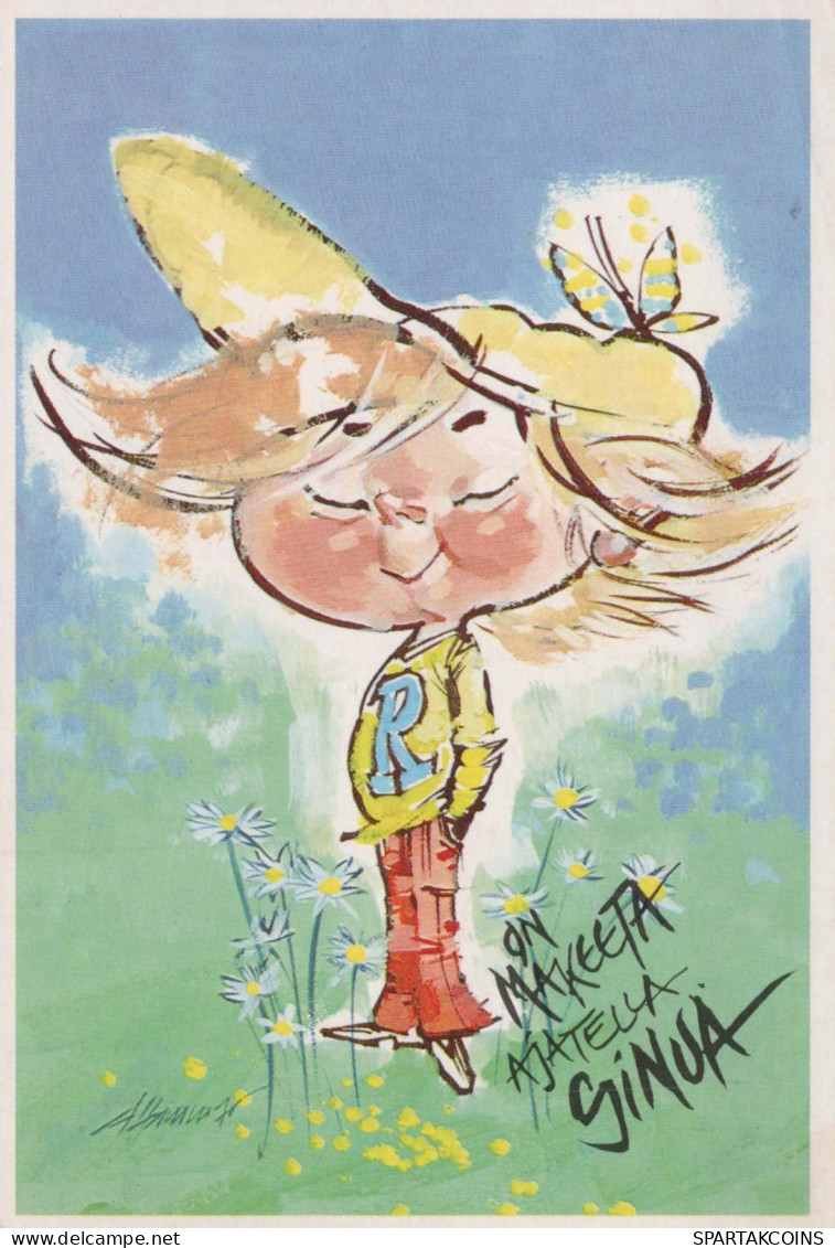 KINDER HUMOR Vintage Ansichtskarte Postkarte CPSM #PBV169.DE - Humorous Cards