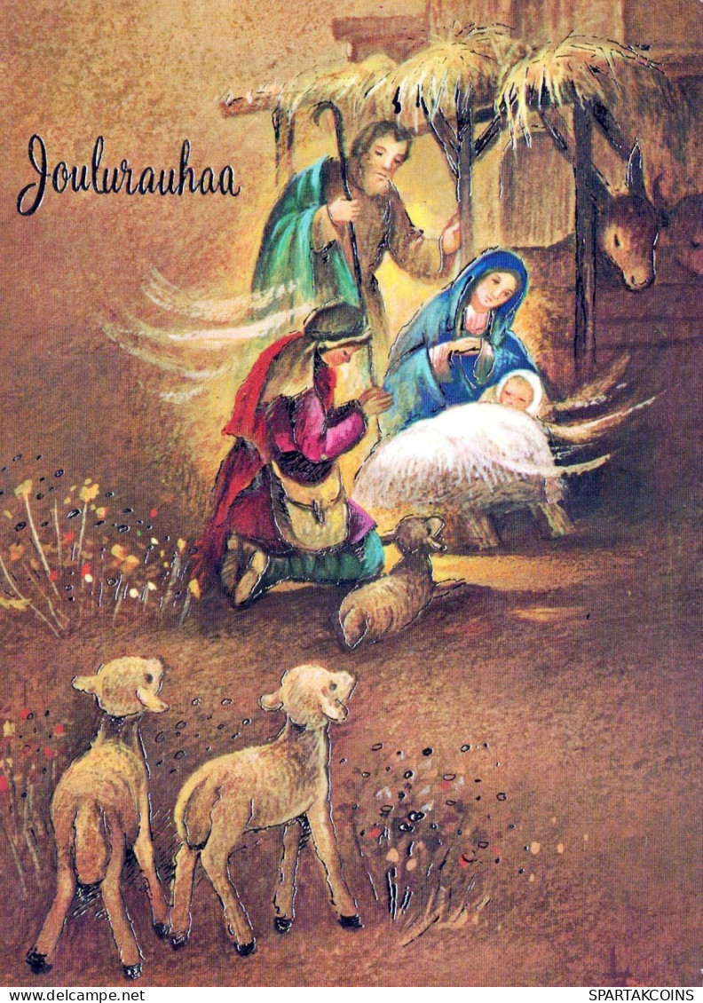 Jungfrau Maria Madonna Jesuskind Religion Vintage Ansichtskarte Postkarte CPSM #PBQ008.DE - Virgen Mary & Madonnas