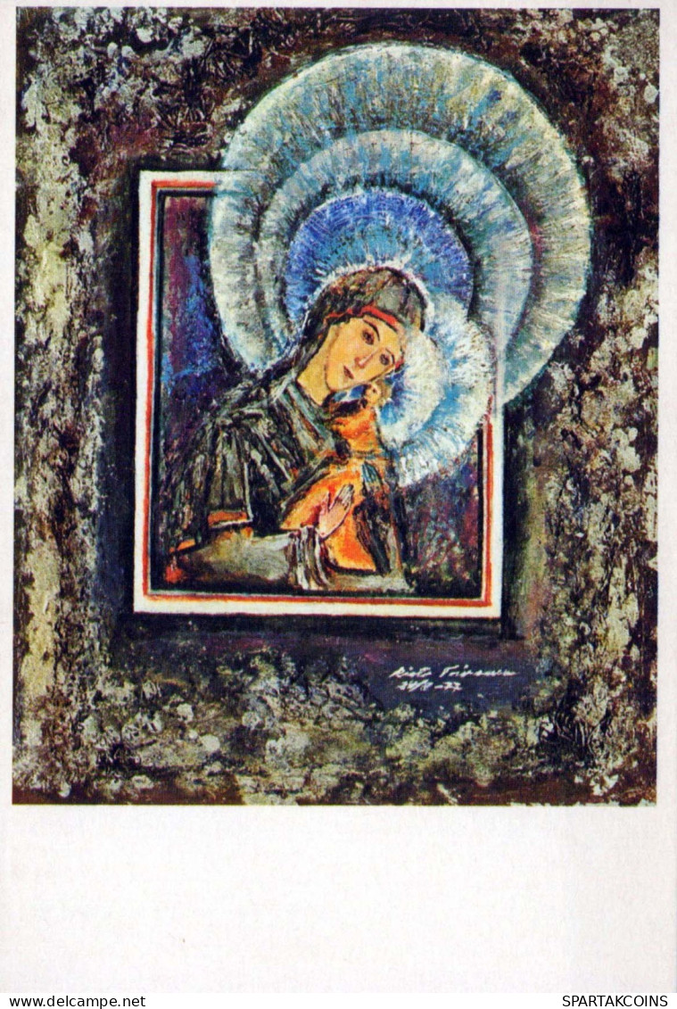 Jungfrau Maria Madonna Jesuskind Religion Vintage Ansichtskarte Postkarte CPSM #PBQ134.DE - Virgen Mary & Madonnas