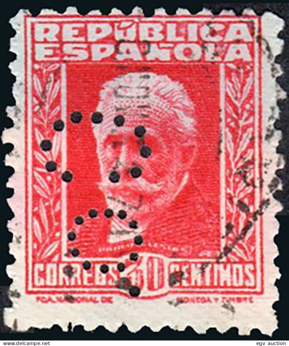 Madrid - Perforado - Edi O 669 - "Co." (Seguros) - Used Stamps
