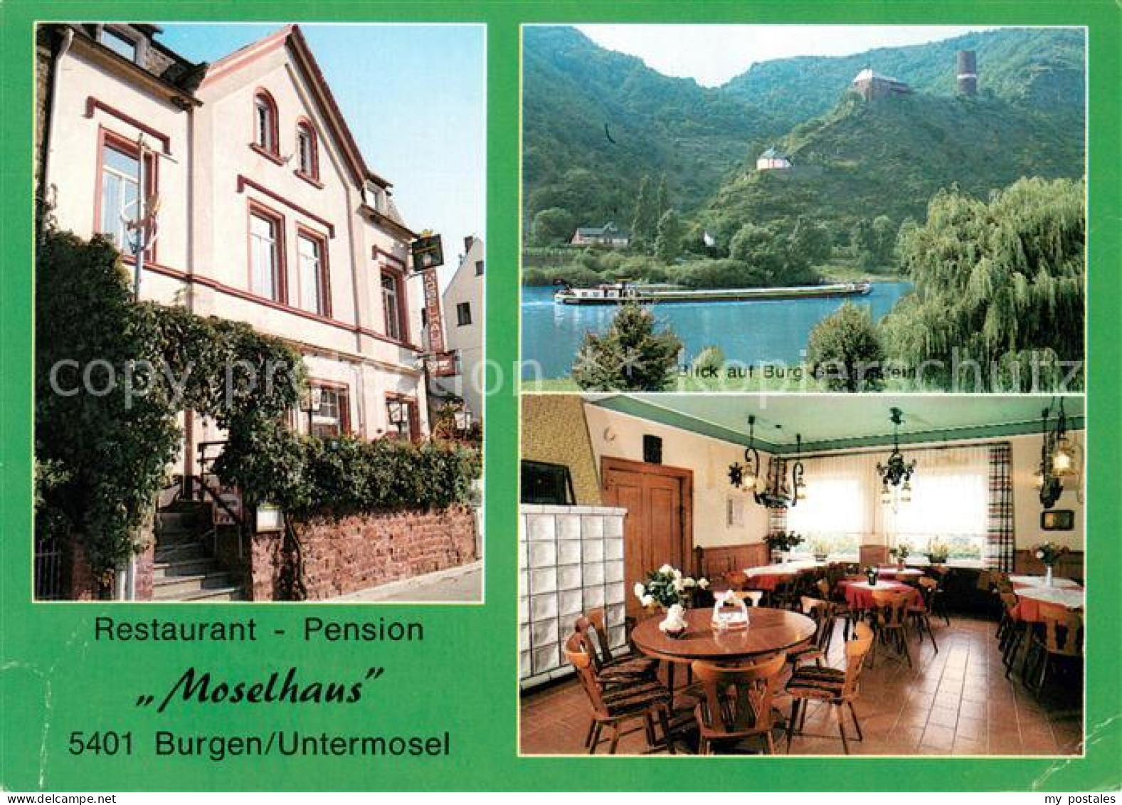 73641139 Burgen Mosel Restaurant Pension Moselhaus Gaststube Burgblick Edersee B - Sonstige & Ohne Zuordnung
