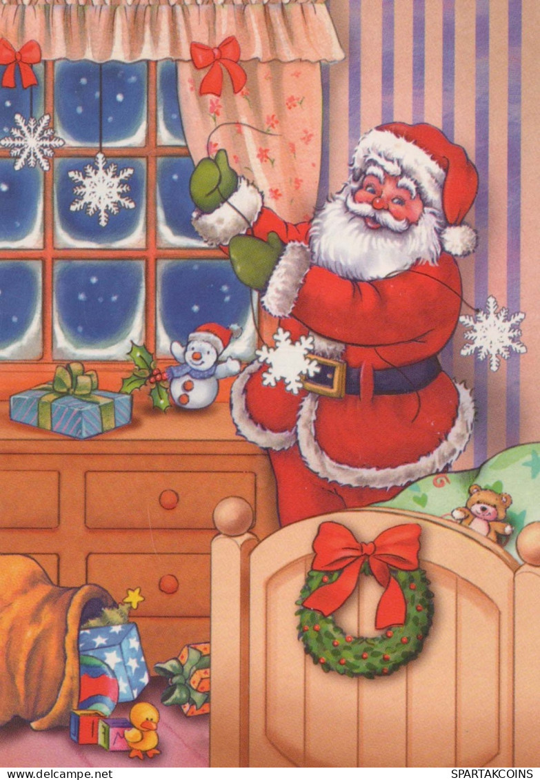 WEIHNACHTSMANN SANTA CLAUS Neujahr Weihnachten Vintage Ansichtskarte Postkarte CPSM #PAU347.DE - Santa Claus