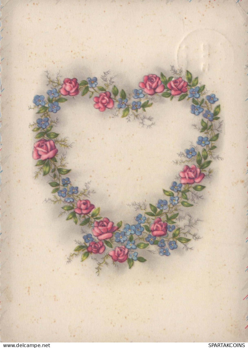 FLOWERS Vintage Ansichtskarte Postkarte CPSM #PAS588.DE - Fleurs