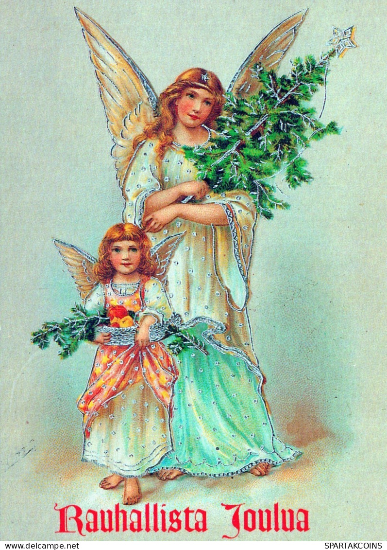 ENGEL WEIHNACHTSFERIEN Feiern & Feste Vintage Ansichtskarte Postkarte CPSM #PAH204.DE - Anges