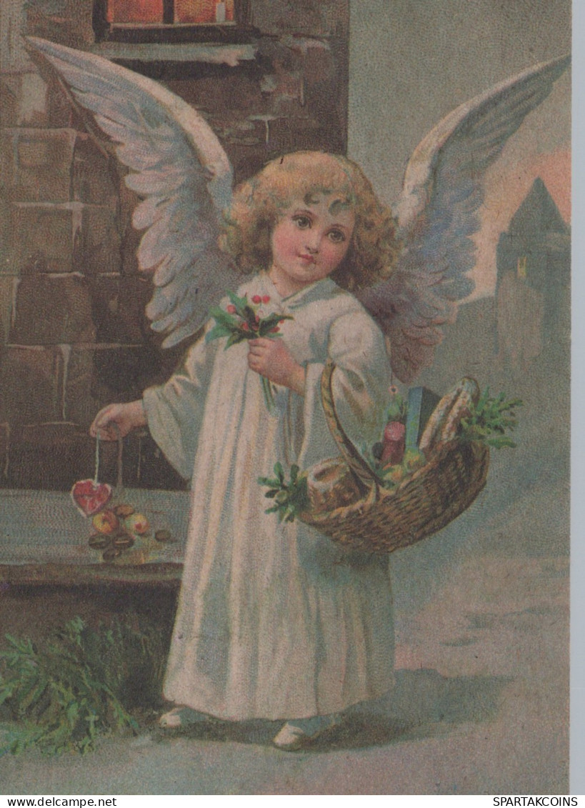 ENGEL WEIHNACHTSFERIEN Feiern & Feste Vintage Ansichtskarte Postkarte CPSM #PAH138.DE - Angels