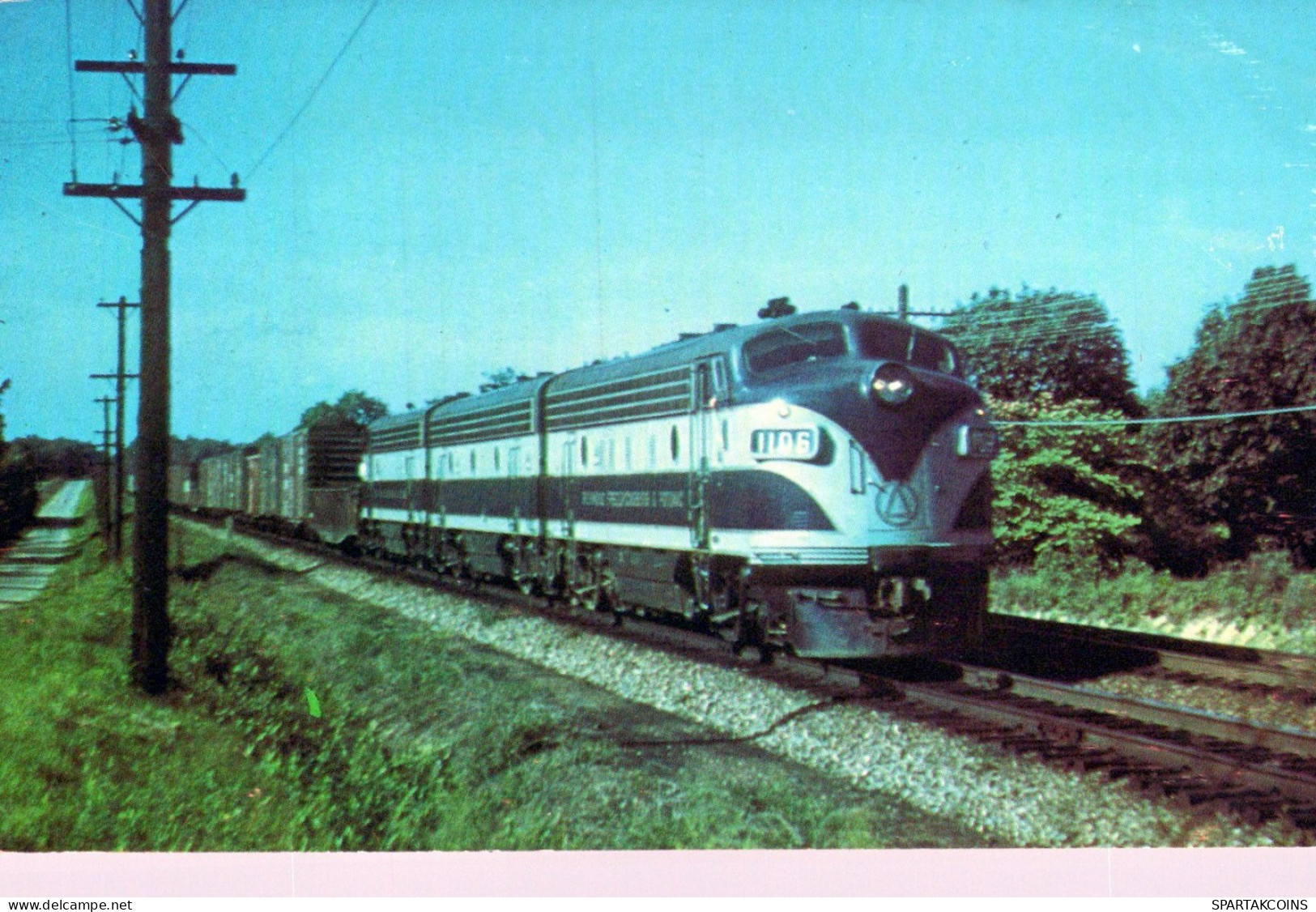 ZUG Schienenverkehr Eisenbahnen Vintage Ansichtskarte Postkarte CPSMF #PAA625.DE - Trains