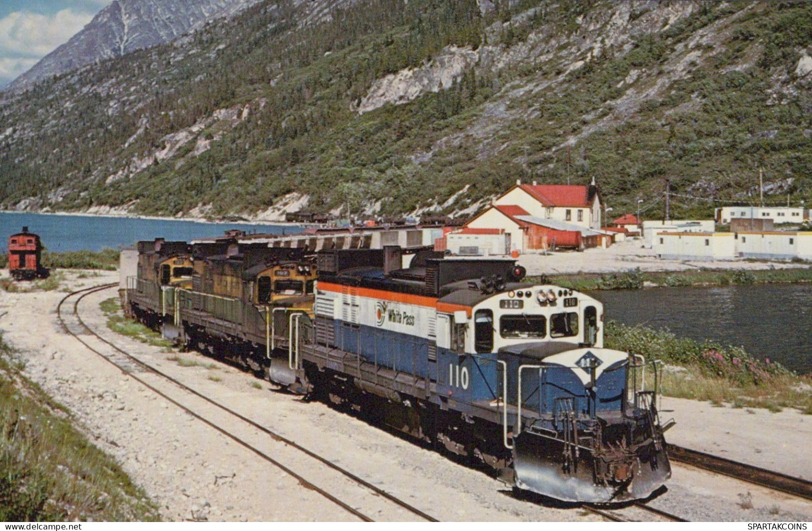 ZUG Schienenverkehr Eisenbahnen Vintage Ansichtskarte Postkarte CPSMF #PAA487.DE - Trains