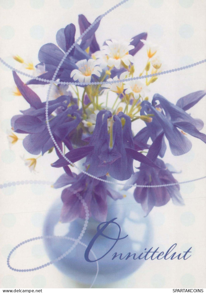 FLORES Vintage Tarjeta Postal CPSM #PBZ090.ES - Fleurs