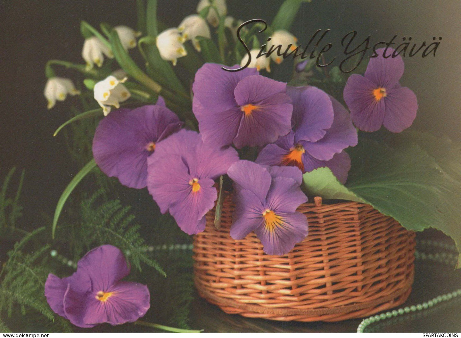 FLORES Vintage Tarjeta Postal CPSM #PBZ150.ES - Flowers