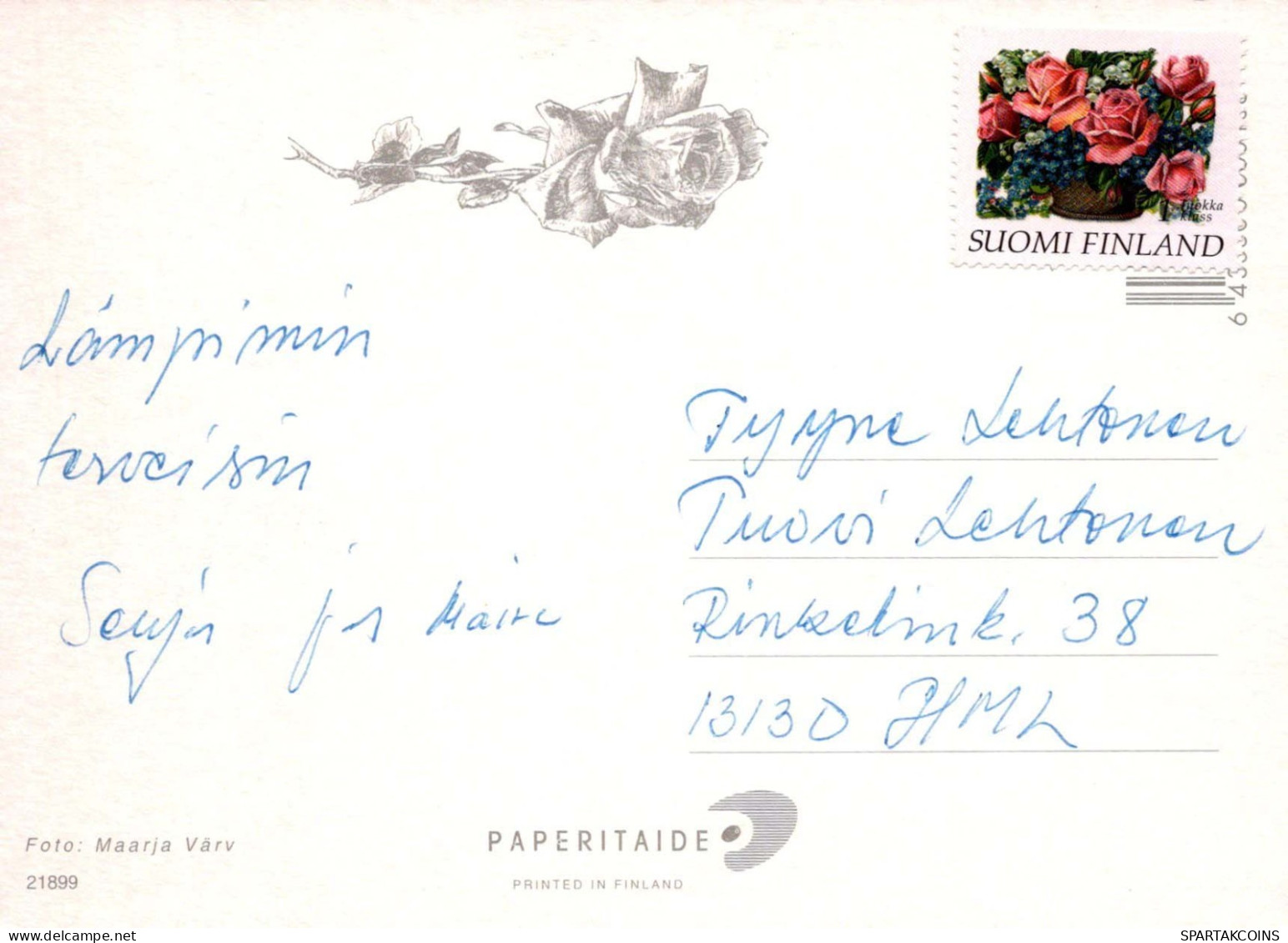 FLORES Vintage Tarjeta Postal CPSM #PBZ150.ES - Flowers