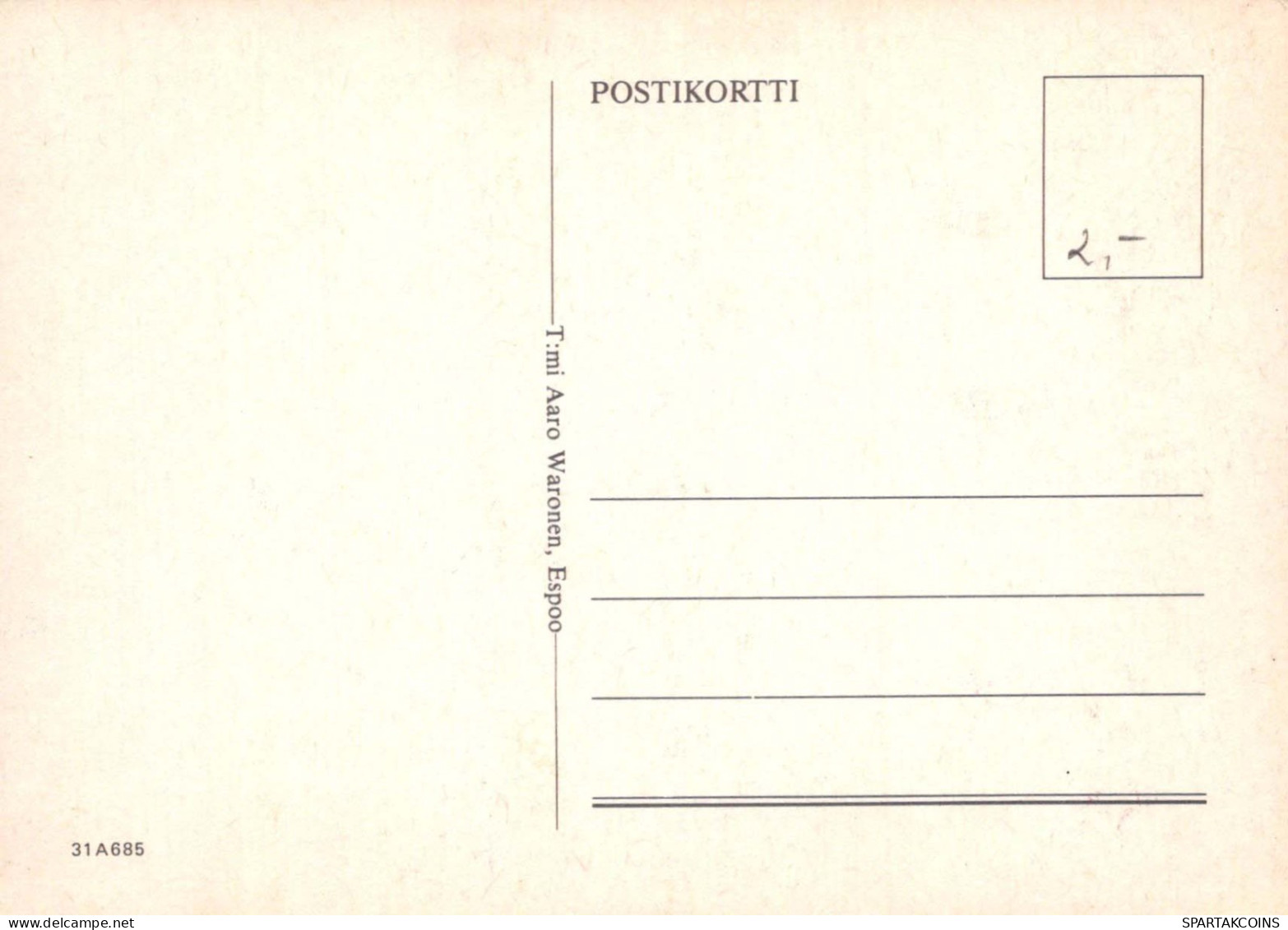HUMOR DIBUJOS ANIMADOS Vintage Tarjeta Postal CPSM #PBV717.ES - Humour