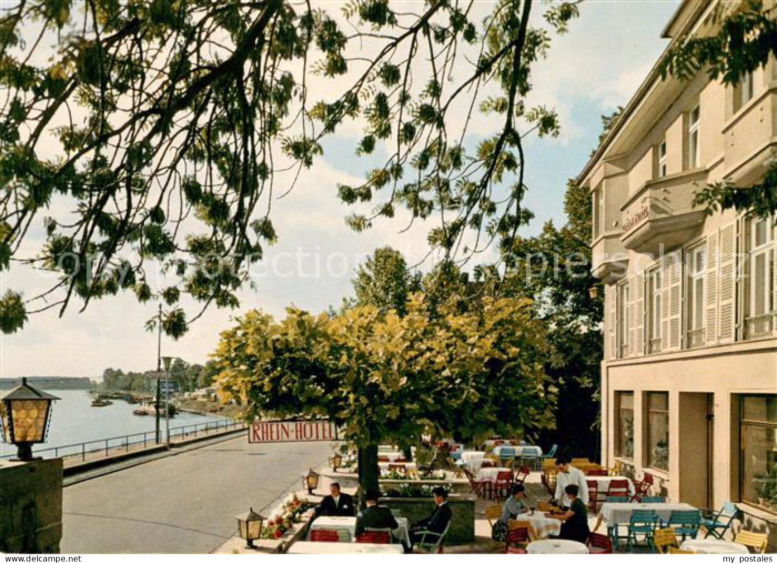 73641110 Nierstein Rhein Rheinhotel Weinhaus Freiterrasse Nierstein Rhein - Nierstein