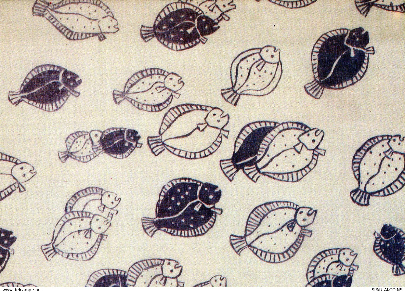 PESCADO Animales Vintage Tarjeta Postal CPSM #PBS876.ES - Fische Und Schaltiere