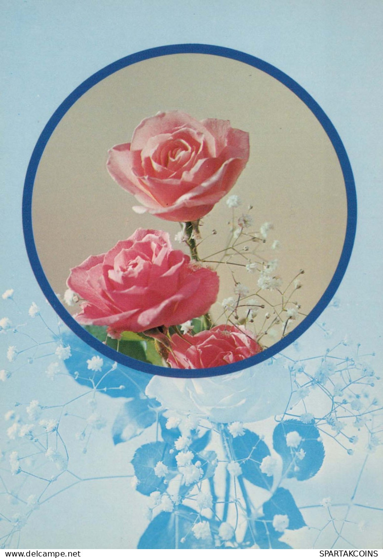 FLORES Vintage Tarjeta Postal CPSM #PAS043.ES - Fleurs