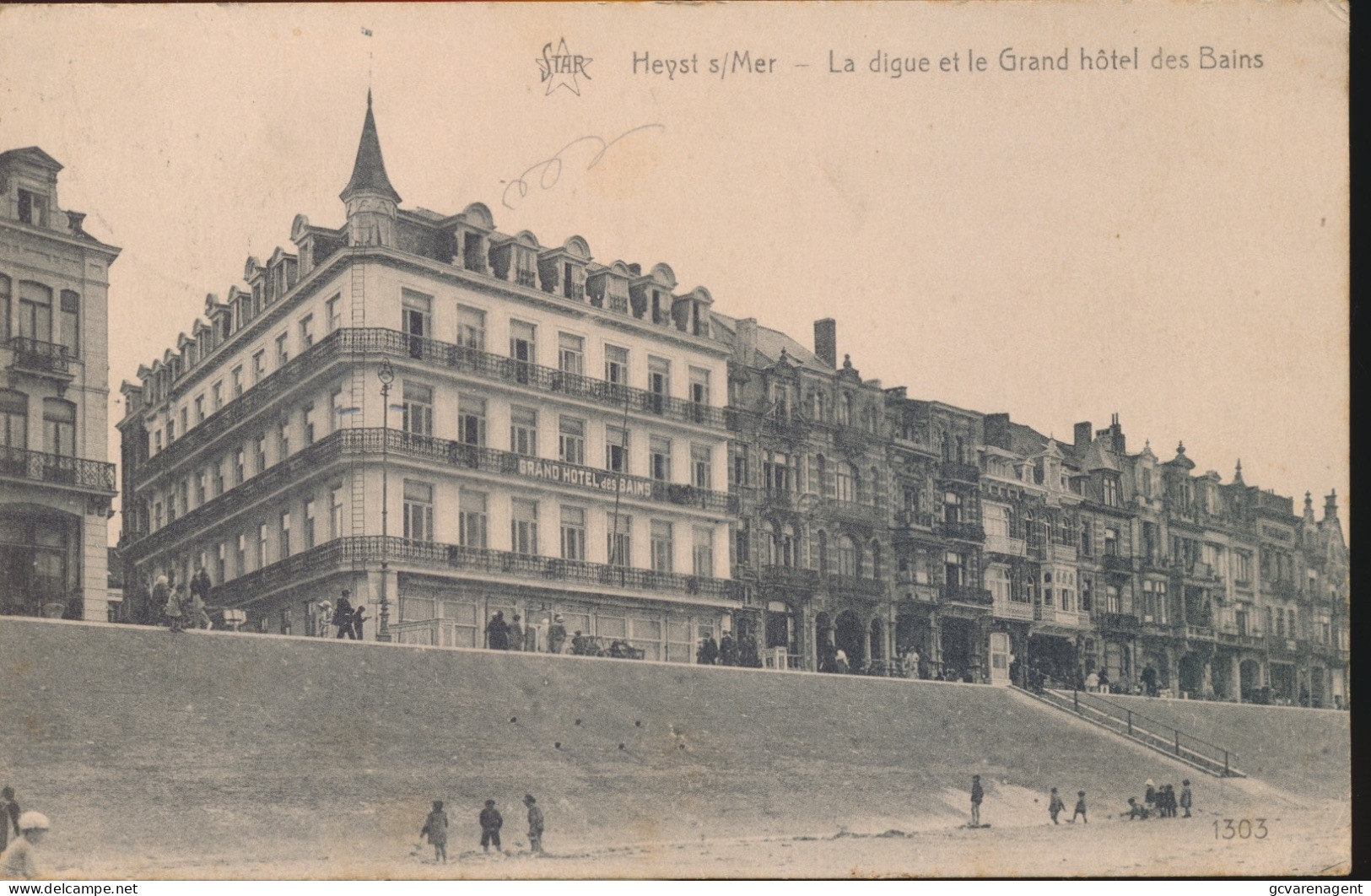 HEIST        LA DIGUE ET LE GRAND HOTEL DES BAINS        ZIE AFBEELDINGEN - Heist