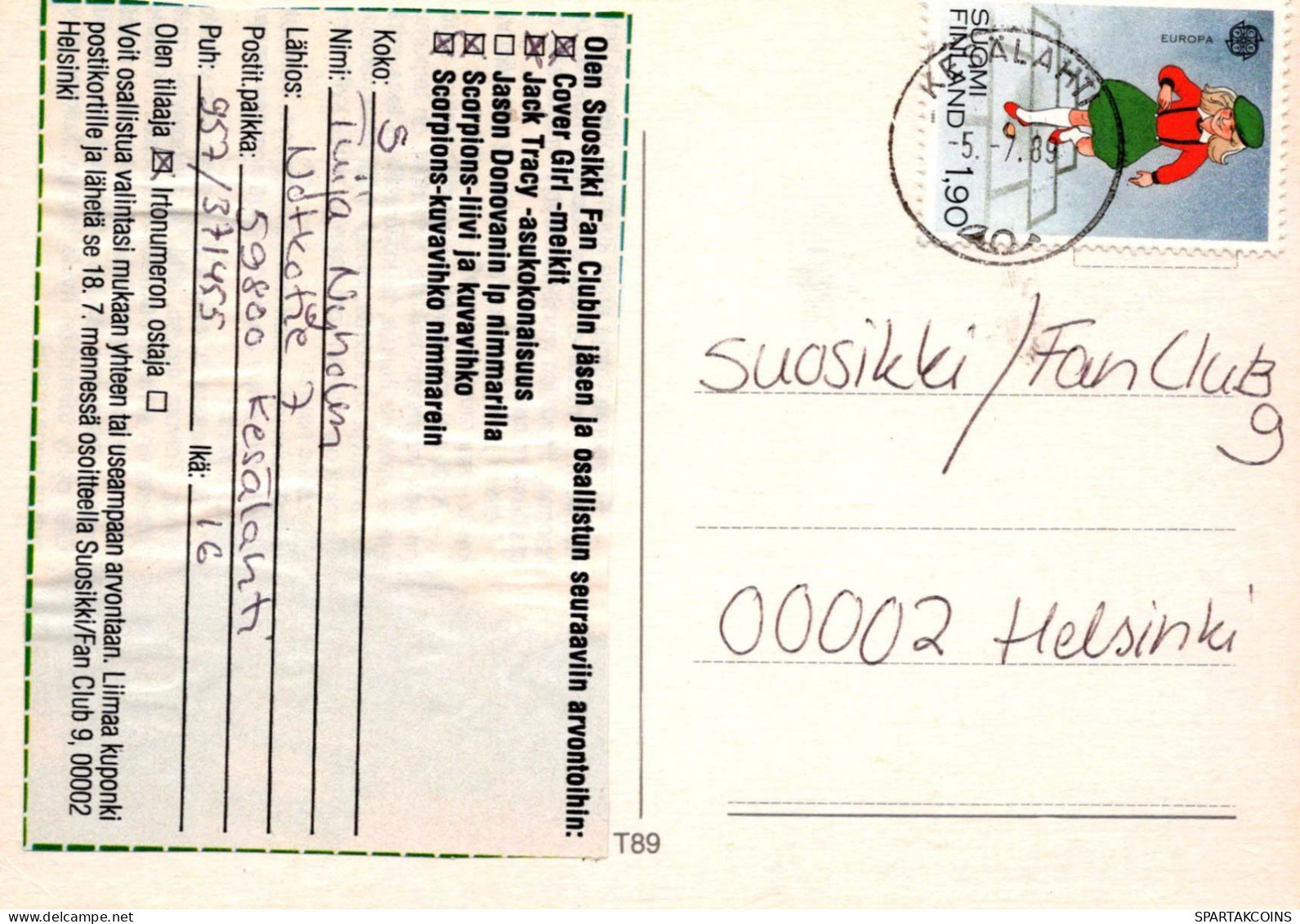FLORES Vintage Tarjeta Postal CPSM #PAR382.ES - Flowers