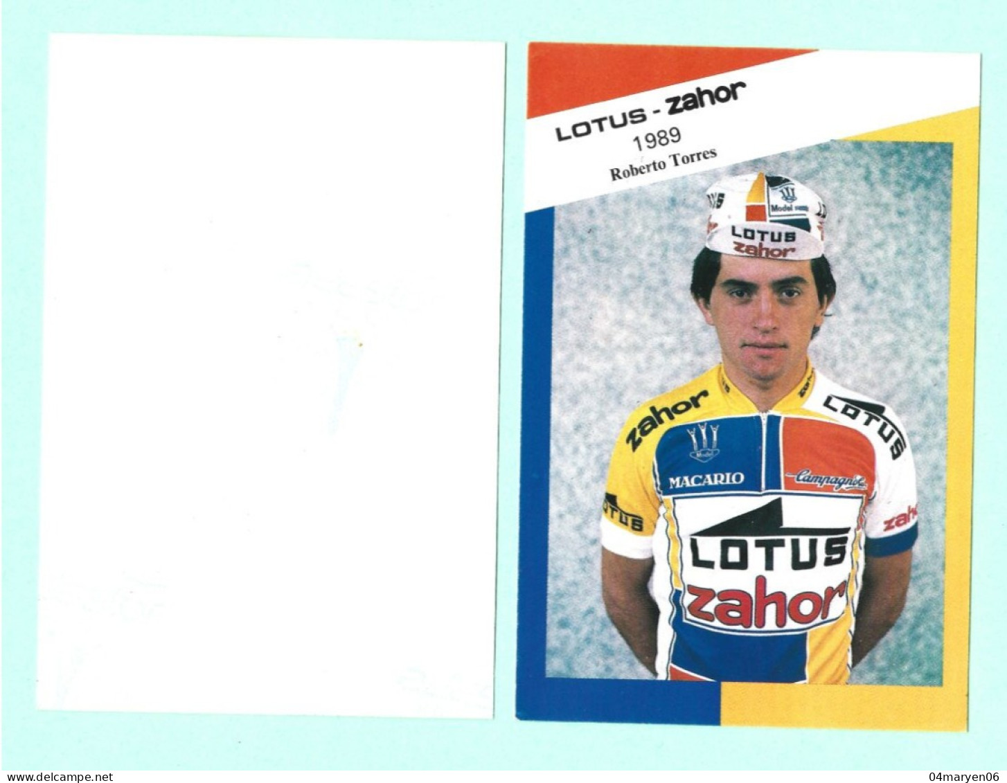 ***  13 X WIELRENNERS  :  LOTUS - ZAHOR  1989  ***  -   Zie / Voir Scan's - Cycling