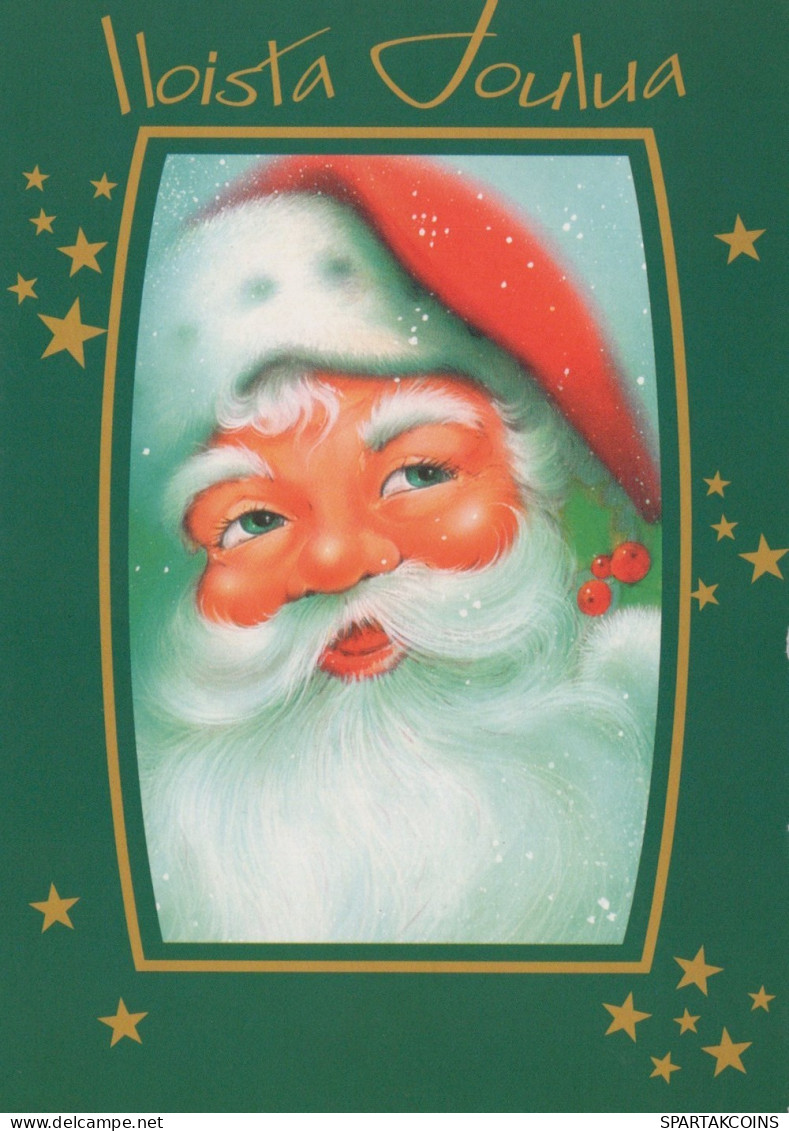 PAPÁ NOEL NAVIDAD Fiesta Vintage Tarjeta Postal CPSM #PAJ877.ES - Santa Claus