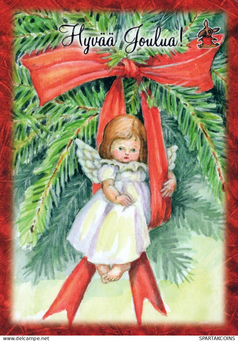 ÁNGEL NAVIDAD Vintage Tarjeta Postal CPSM #PAJ213.ES - Angels