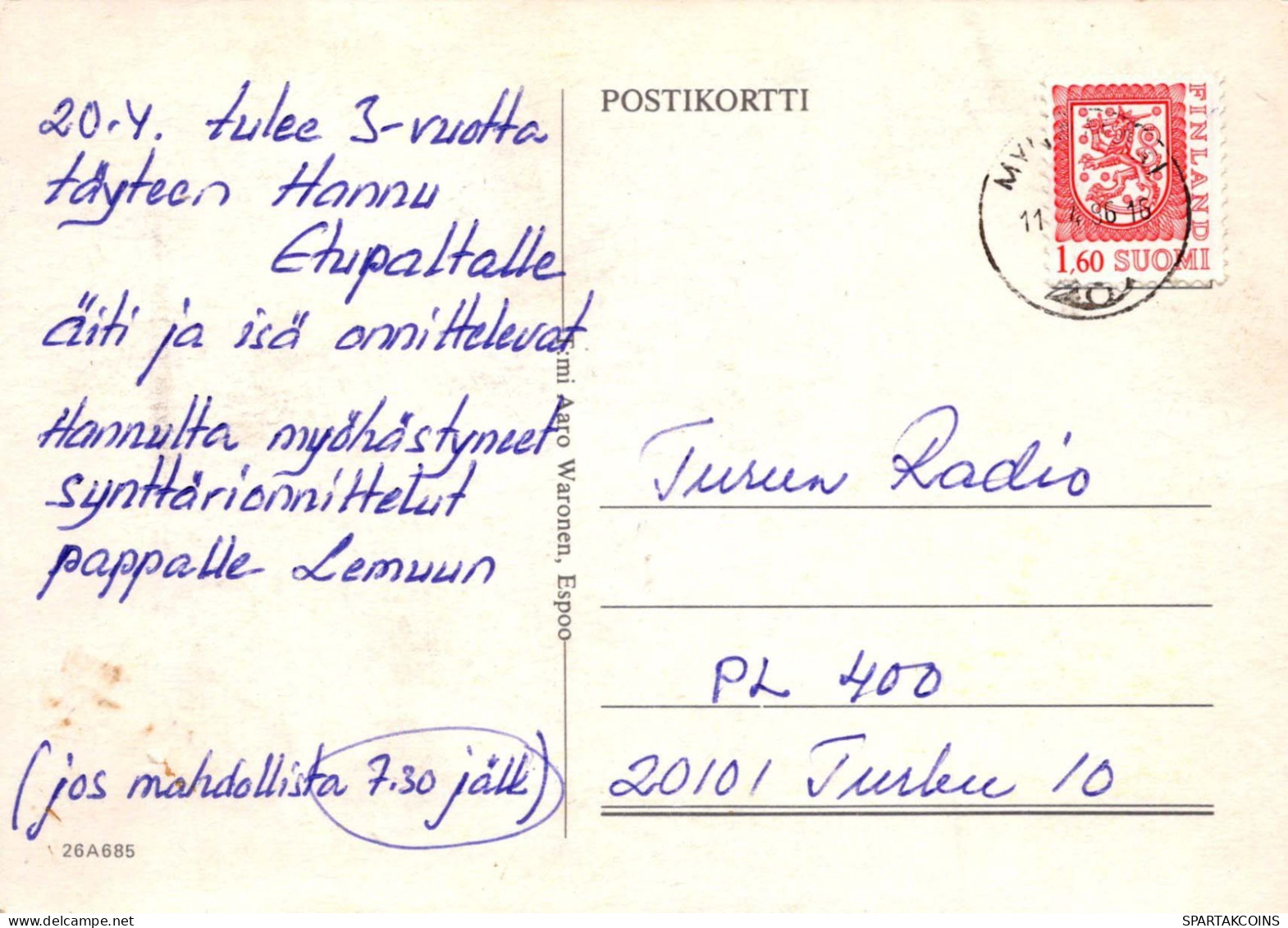 HUMOUR DESSIN ANIMÉ Vintage Carte Postale CPSM #PBV718.FR - Humor