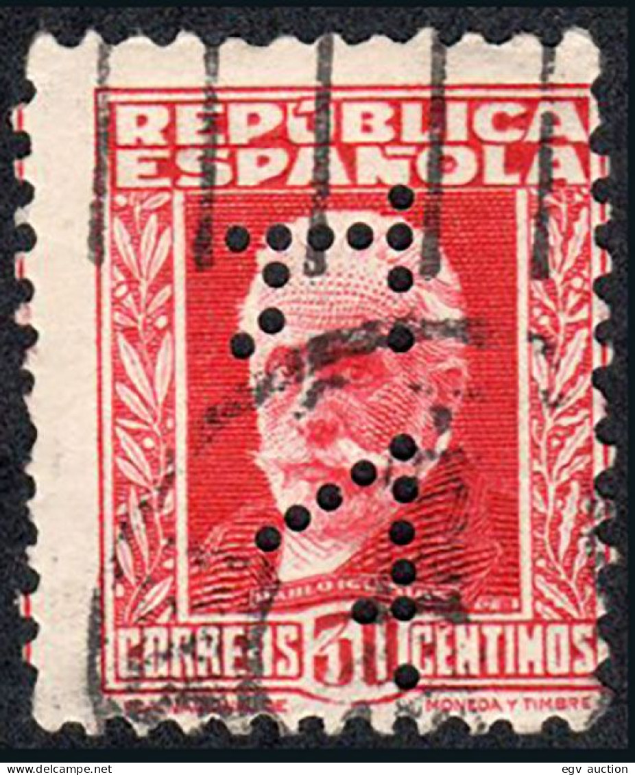 Madrid - Perforado - Edi O 669 - "P.Z." (Accesorios Eléctricos) - Used Stamps