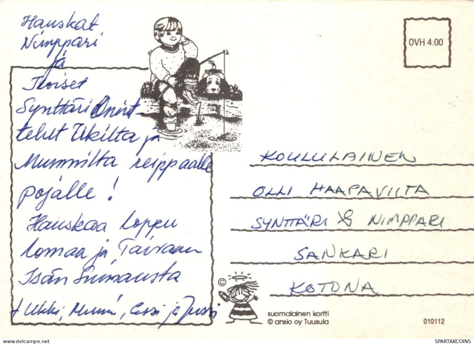 JOYEUX ANNIVERSAIRE 8 Ans GARÇON ENFANTS Vintage Postal CPSM #PBT995.FR - Birthday