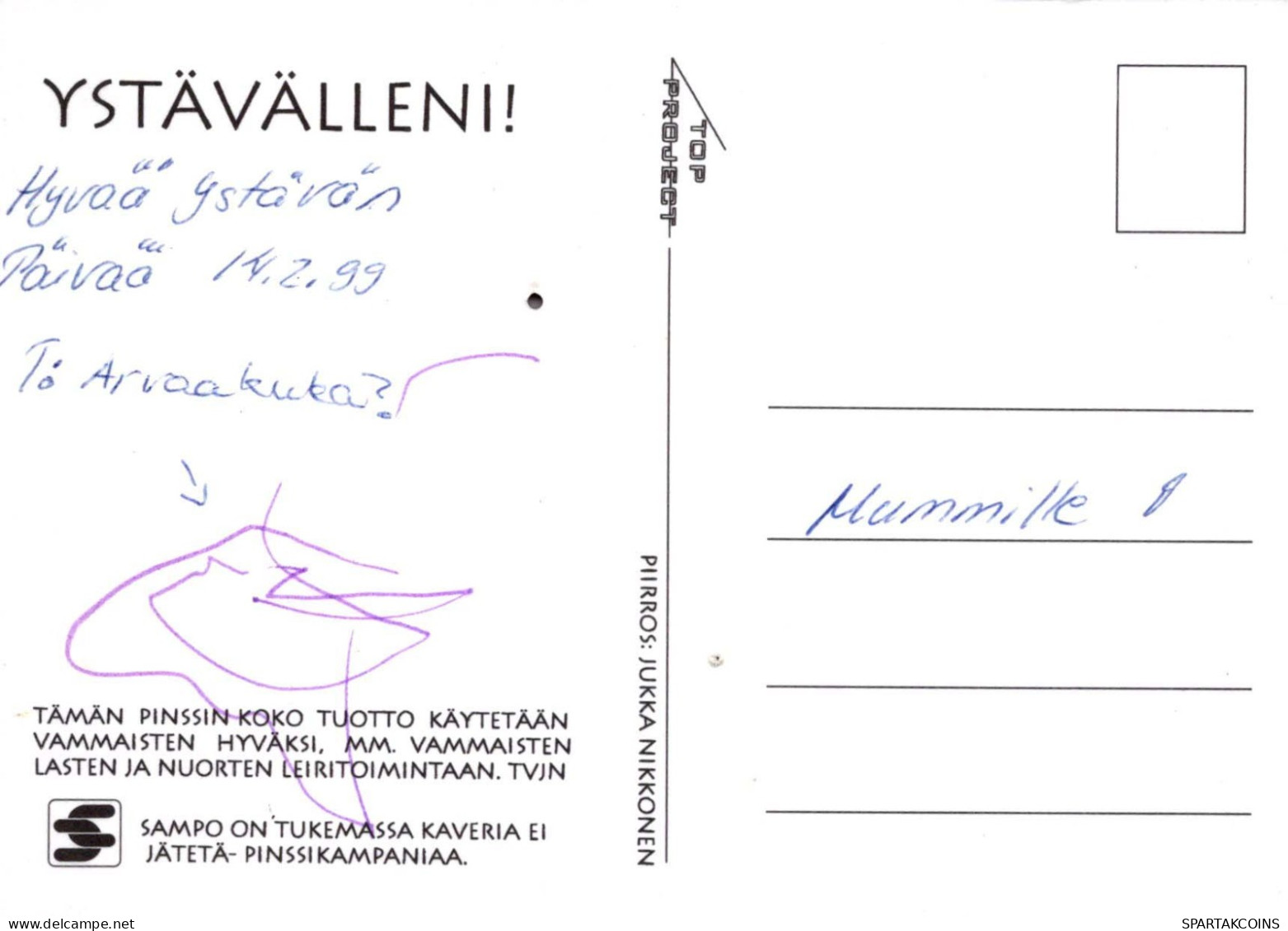 LAPIN Animaux Vintage Carte Postale CPSM #PBR101.FR - Sonstige & Ohne Zuordnung