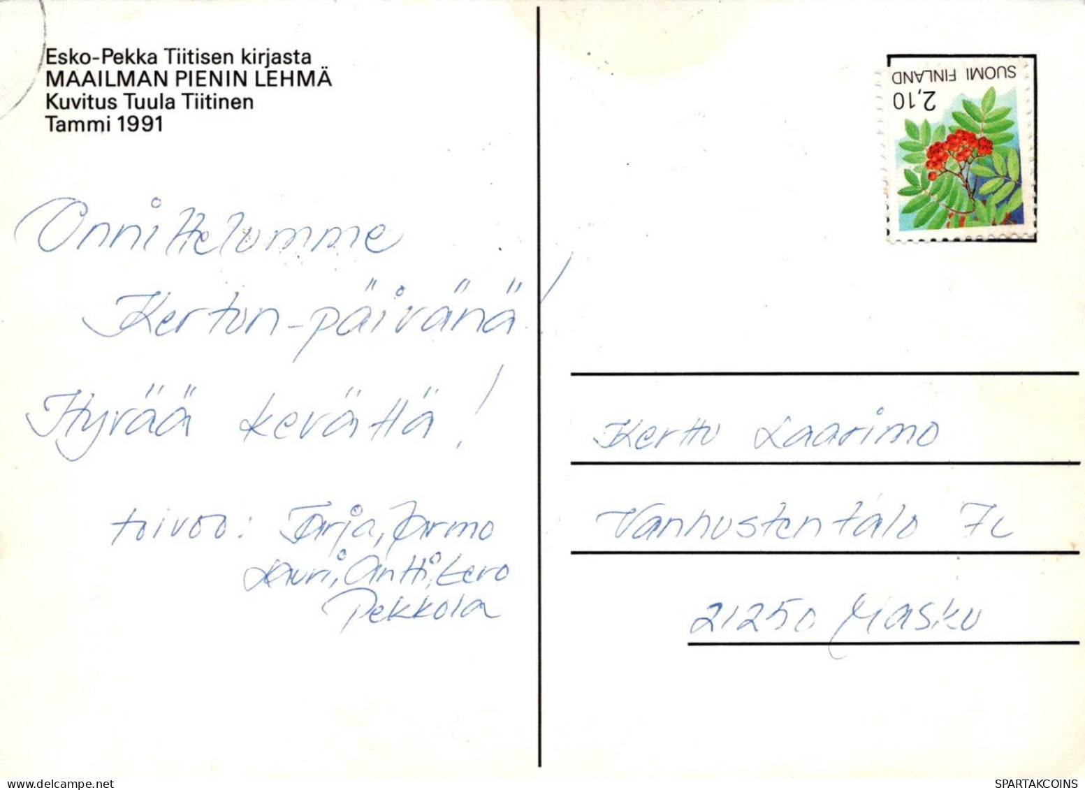 VACHE Animaux Vintage Carte Postale CPSM #PBR816.FR - Kühe