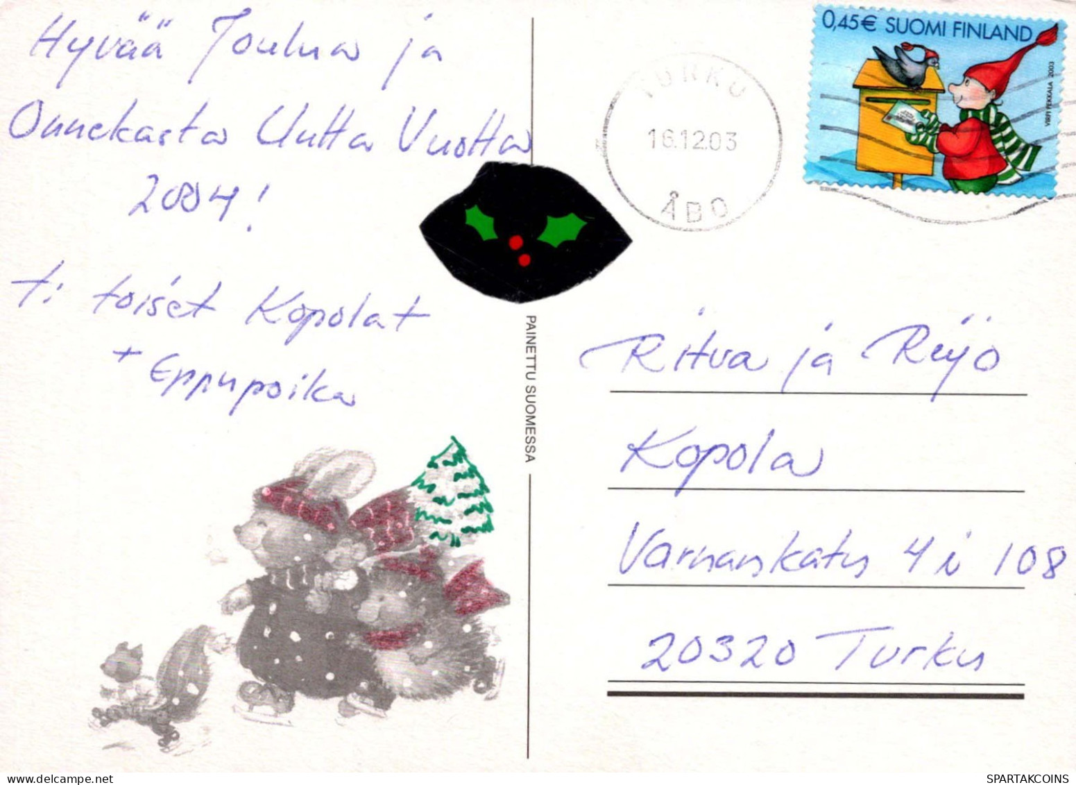 SOURIS Animaux Vintage Carte Postale CPSM #PBR237.FR - Sonstige & Ohne Zuordnung