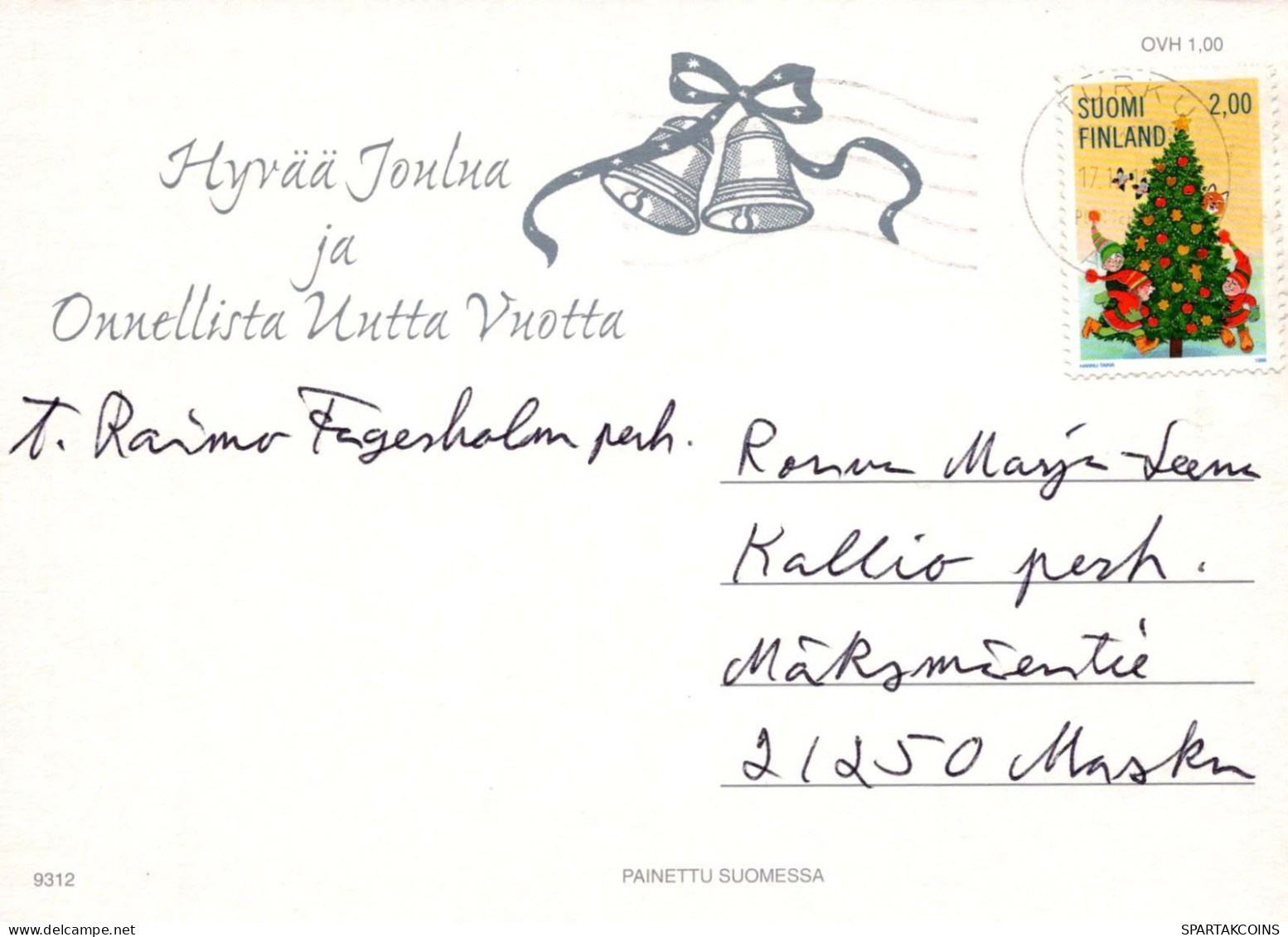Vierge Marie Madone Bébé JÉSUS Noël Religion Vintage Carte Postale CPSM #PBP936.FR - Virgen Mary & Madonnas