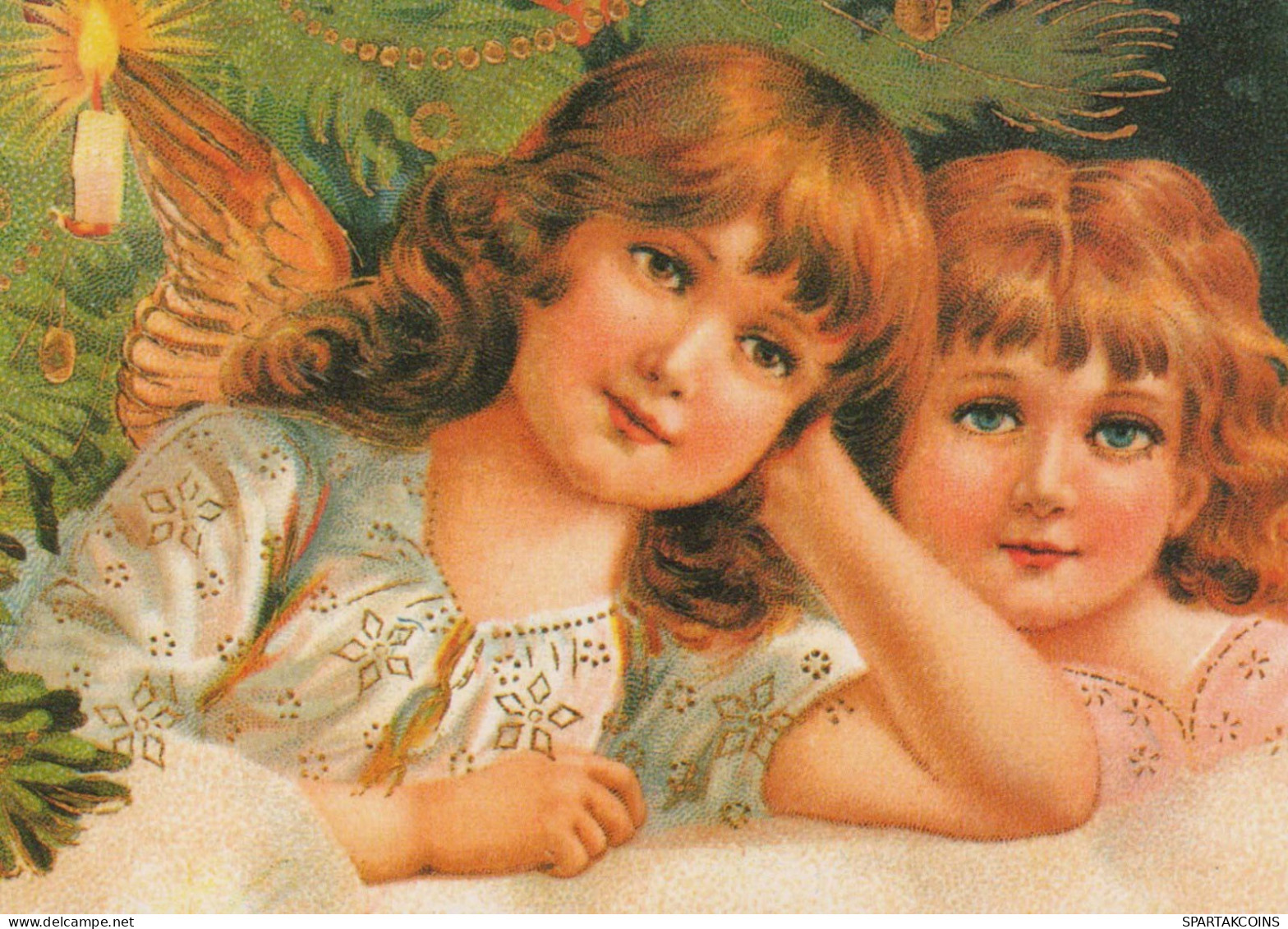 ANGE Noël Vintage Carte Postale CPSM #PBP425.FR - Angels