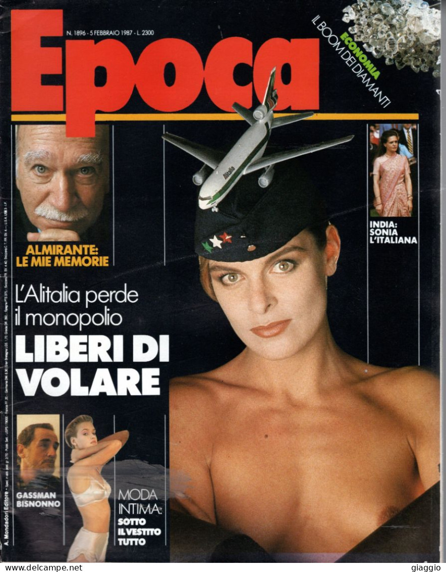 °°° RIVISTA EPOCA N° 1896 DEL 5 FEBBRAIO 1987 °°° - Sonstige & Ohne Zuordnung