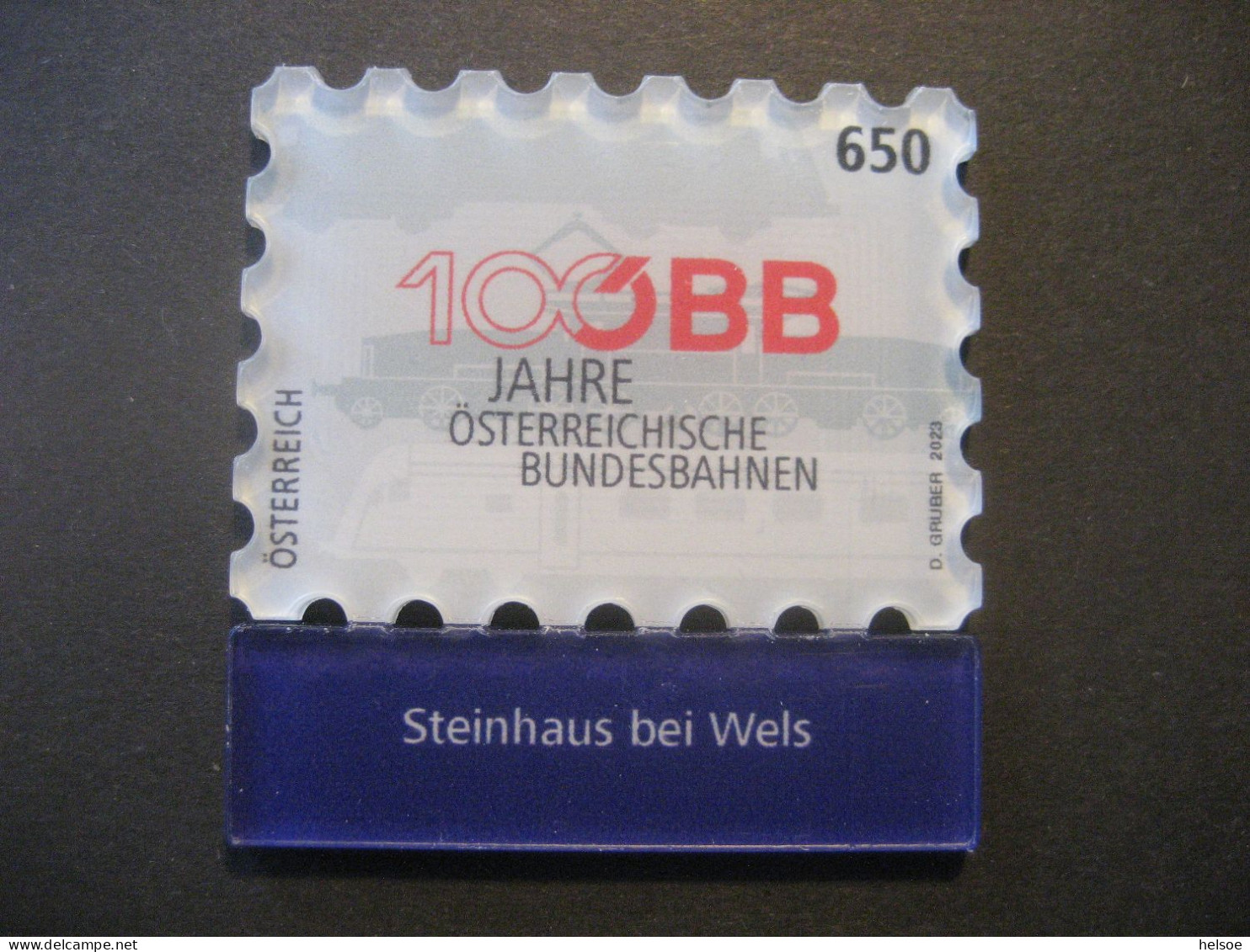 Österreich- 100 Jahre ÖBB Mit Anhang Steinhaus Bei Wels  Mit Magnetfeld Ungebraucht - Unused Stamps